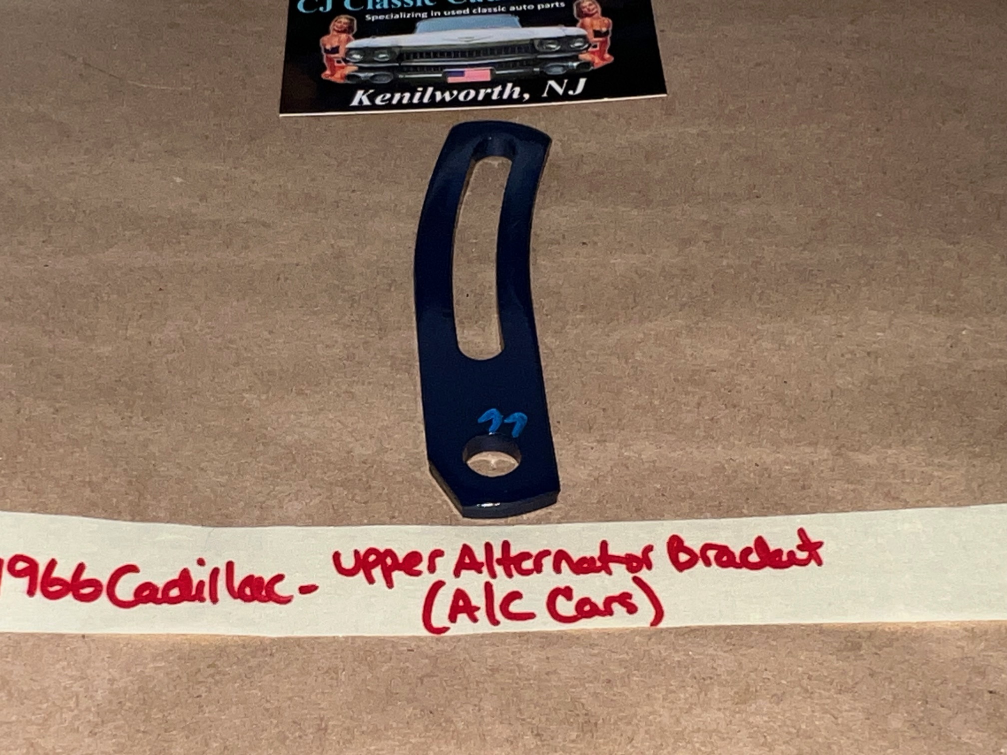 RESTORED 1963 1964 1965 1966 1967 Cadillac Deville Eldorado Fleetwood Calais 429 ENGINE UPPER ALTERNATOR ALT A/C MOUNTING BRACKET (A/C CAR) - Image 9