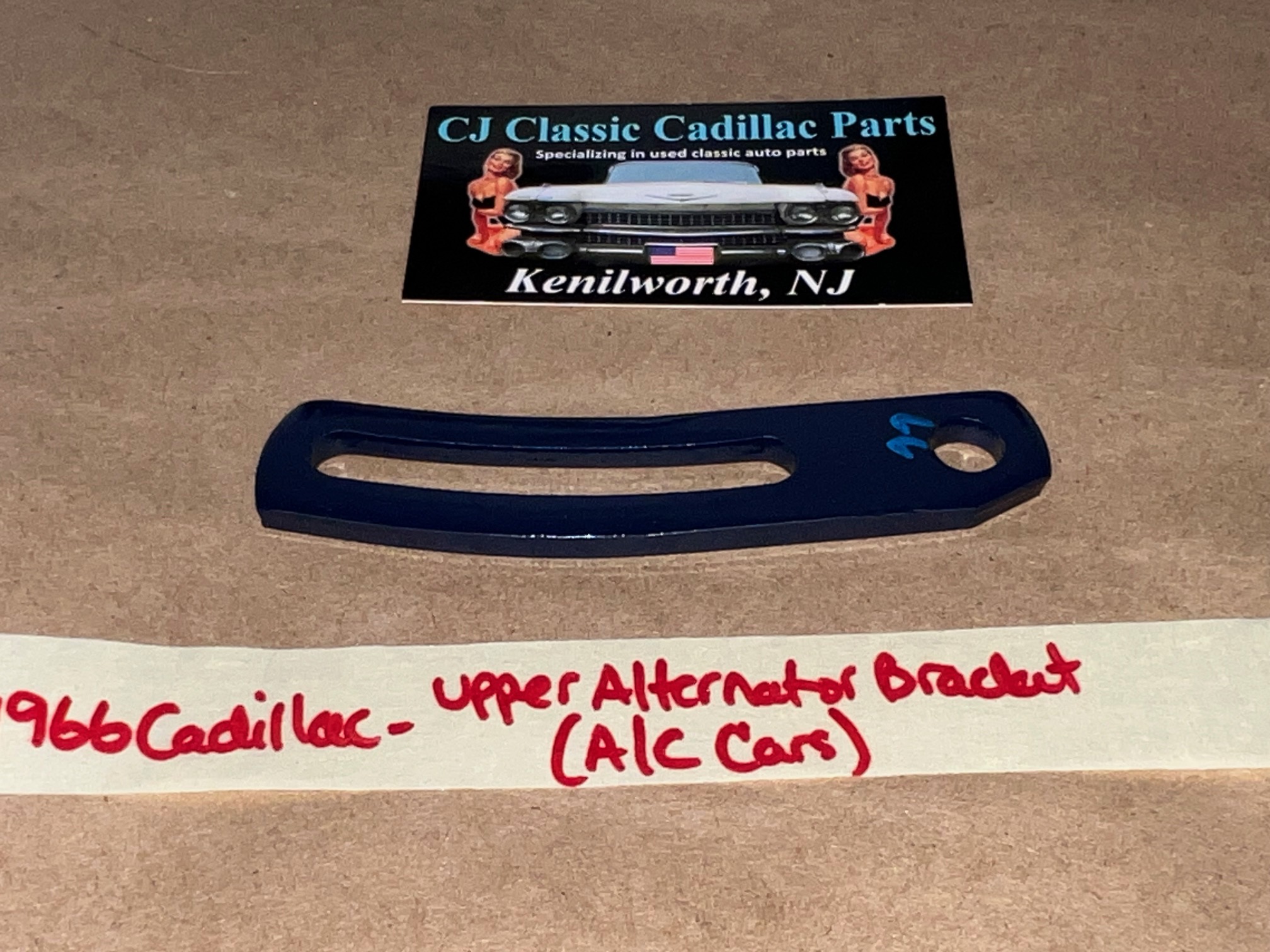 RESTORED 1963 1964 1965 1966 1967 Cadillac Deville Eldorado Fleetwood Calais 429 ENGINE UPPER ALTERNATOR ALT A/C MOUNTING BRACKET (A/C CAR) - Image 10