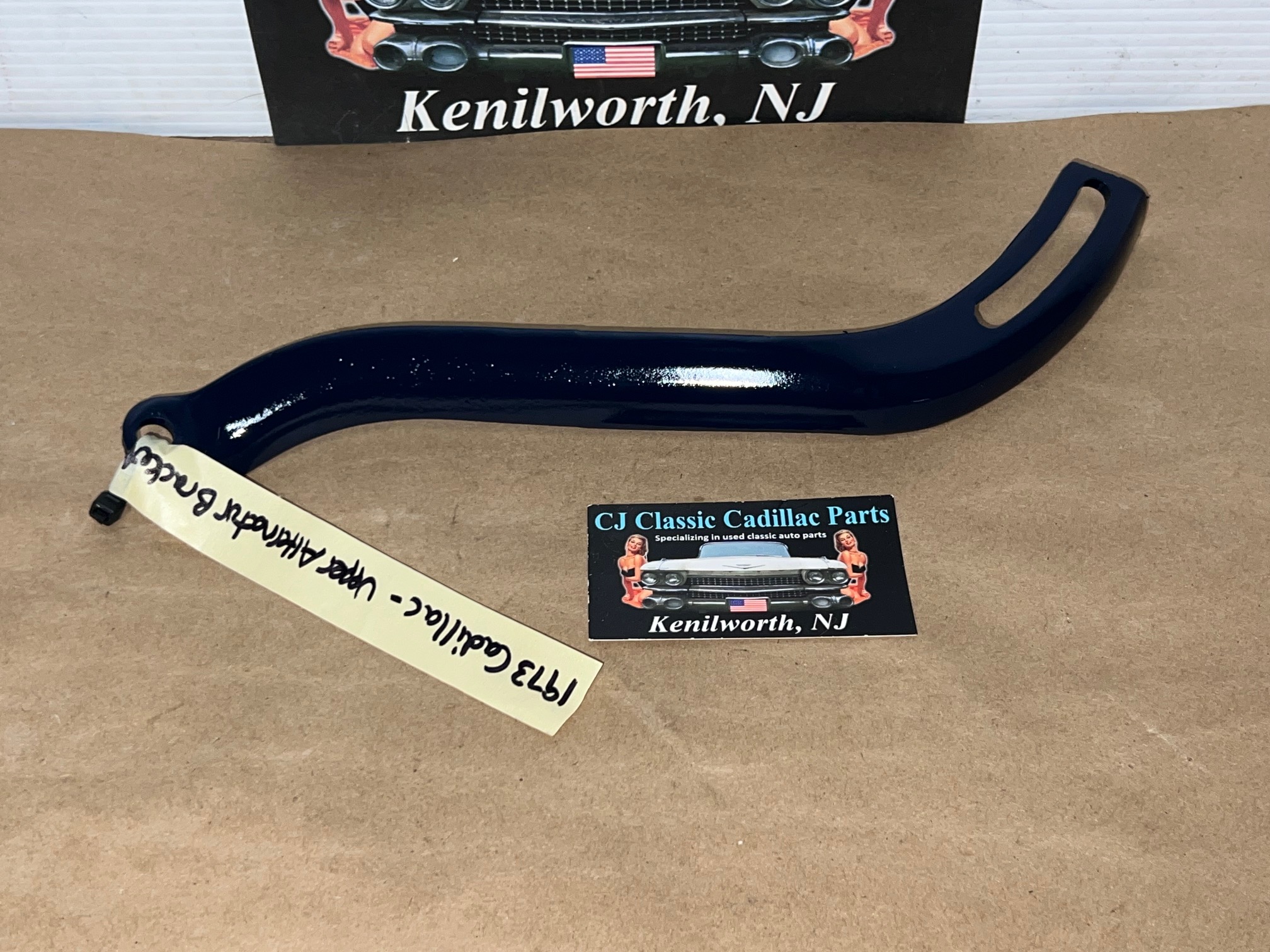 1968 1969 1970 1971 1972 1973 1974 1975 1976 Cadillac Deville Fleetwood Eldorado Calais 472/500 ENGINE FRONT UPPER ALTERNATOR ALT MOUNTING BRACKET LINK #1495999 - Image 15