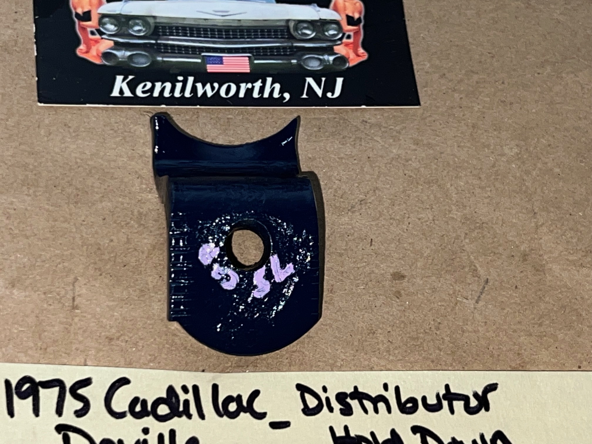 OEM 1968 1969 1970 1971 1972 1973 1974 1975 1976 1977 1978 1979 Cadillac DeVille Fleetwood Eldorado Calais 425/472/500 ENGINE DISTRIBUTOR HOLD DOWN BRACKET #1492249 - Image 7