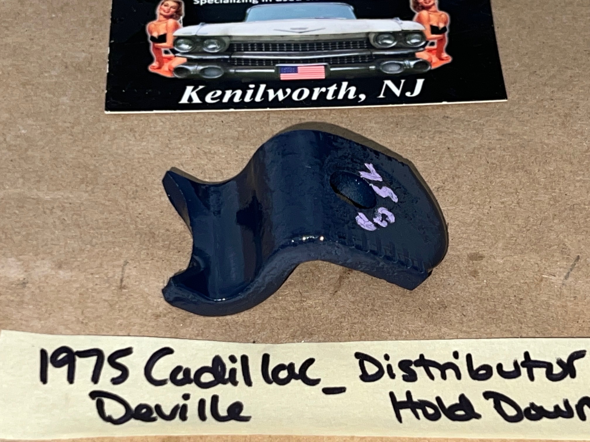 OEM 1968 1969 1970 1971 1972 1973 1974 1975 1976 1977 1978 1979 Cadillac DeVille Fleetwood Eldorado Calais 425/472/500 ENGINE DISTRIBUTOR HOLD DOWN BRACKET #1492249 - Image 8