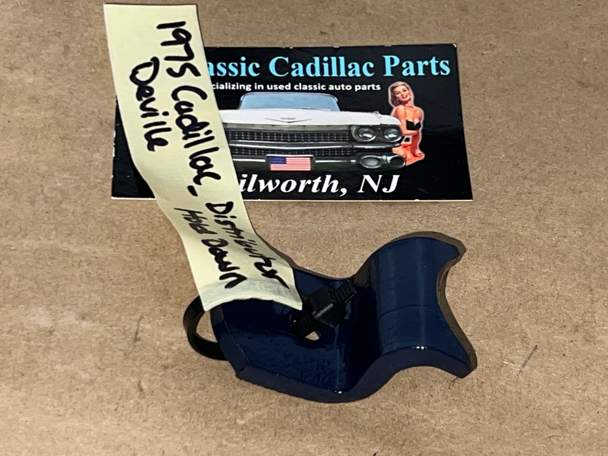 OEM 1968 1969 1970 1971 1972 1973 1974 1975 1976 1977 1978 1979 Cadillac DeVille Fleetwood Eldorado Calais 425/472/500 ENGINE DISTRIBUTOR HOLD DOWN BRACKET #1492249 - Image 12