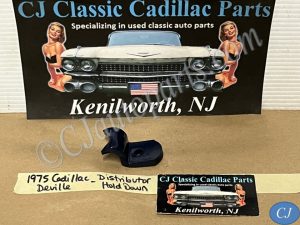 OEM 1968 1969 1970 1971 1972 1973 1974 1975 1976 1977 1978 1979 Cadillac DeVille Fleetwood Eldorado Calais 425/472/500 ENGINE DISTRIBUTOR HOLD DOWN BRACKET #1492249