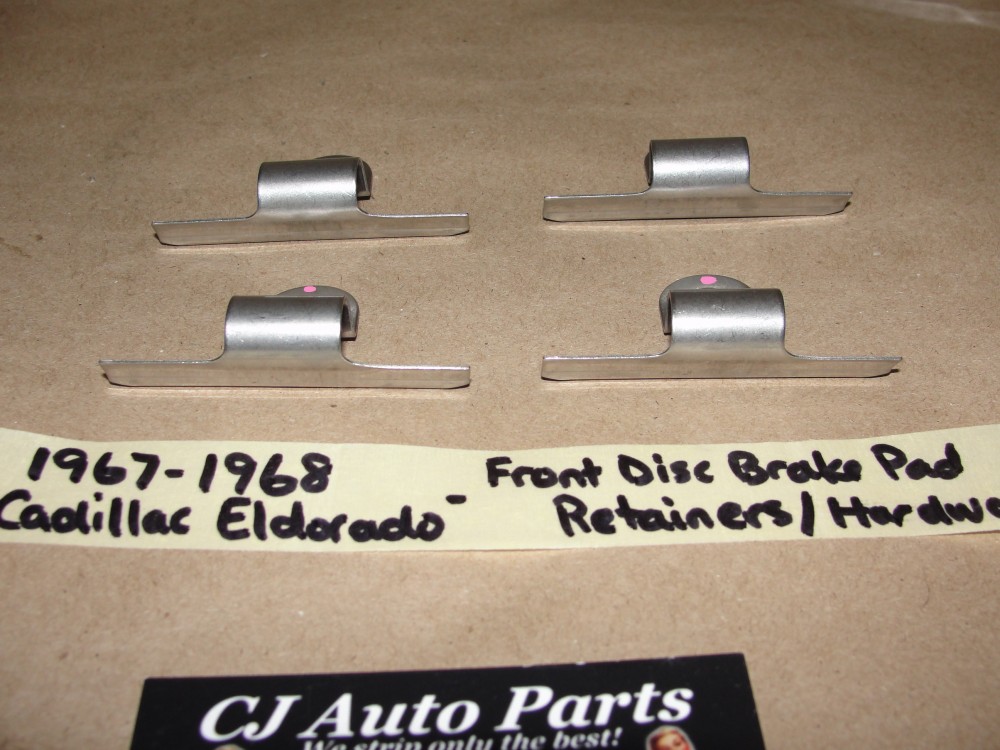 NEW 1967 1968 CADILLAC ELDORADO FRONT DISC BRAKES PAD RETAINER HARDWARE ANTI RATTLE CLIPS BRACKETS KIT - Image 5