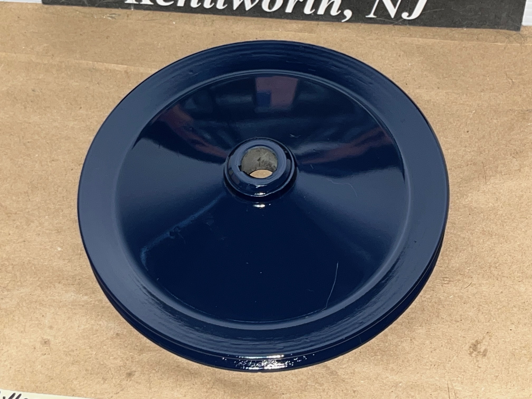 RESTORED 1959 1960 Cadillac Deville Eldorado Fleetwood POWER STEERING PUMP PULLEY SINGLE GROOVE NON-AIR SPRING #1471273 - Image 2