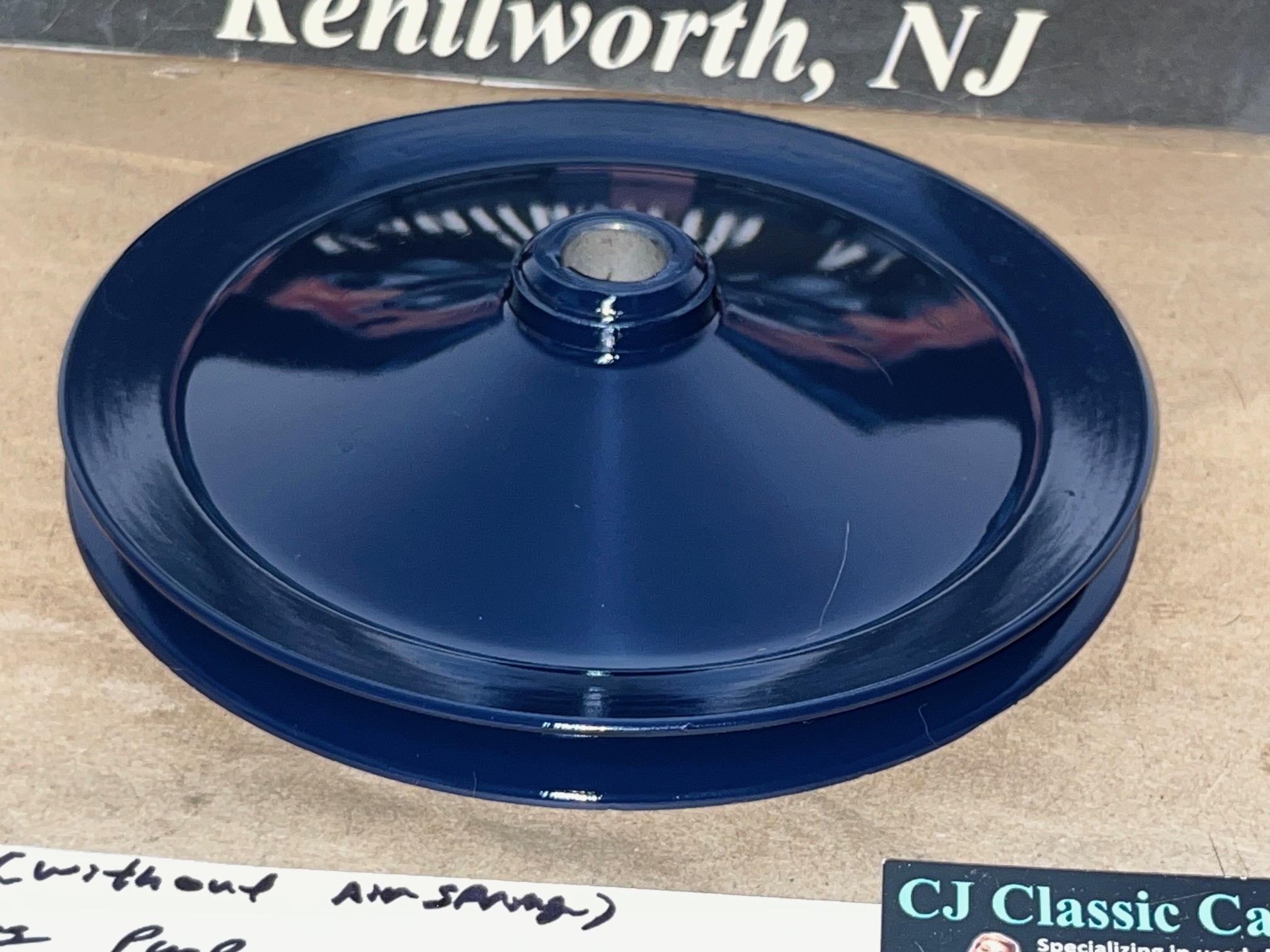 RESTORED 1959 1960 Cadillac Deville Eldorado Fleetwood POWER STEERING PUMP PULLEY SINGLE GROOVE NON-AIR SPRING #1471273 - Image 3