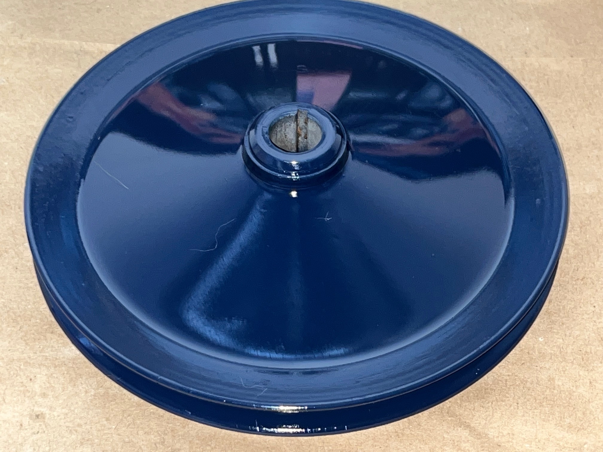 RESTORED 1959 1960 Cadillac Deville Eldorado Fleetwood POWER STEERING PUMP PULLEY SINGLE GROOVE NON-AIR SPRING #1471273 - Image 6