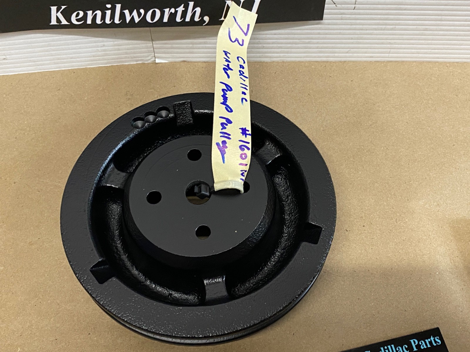 RESTORED 1973 73 Cadillac Deville Eldorado Calais Fleetwood 472 500 Engine WATER PUMP PULLEY DOUBLE GROOVE #1601101 - Image 13