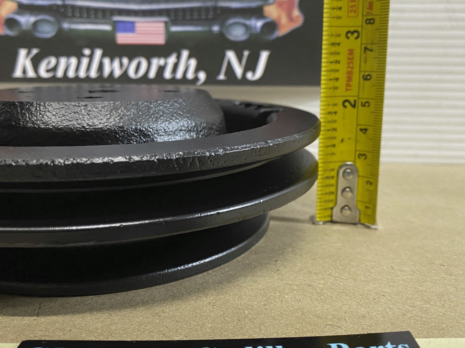 RESTORED 1973 73 Cadillac Deville Eldorado Calais Fleetwood 472 500 Engine WATER PUMP PULLEY DOUBLE GROOVE #1601101 - Image 6