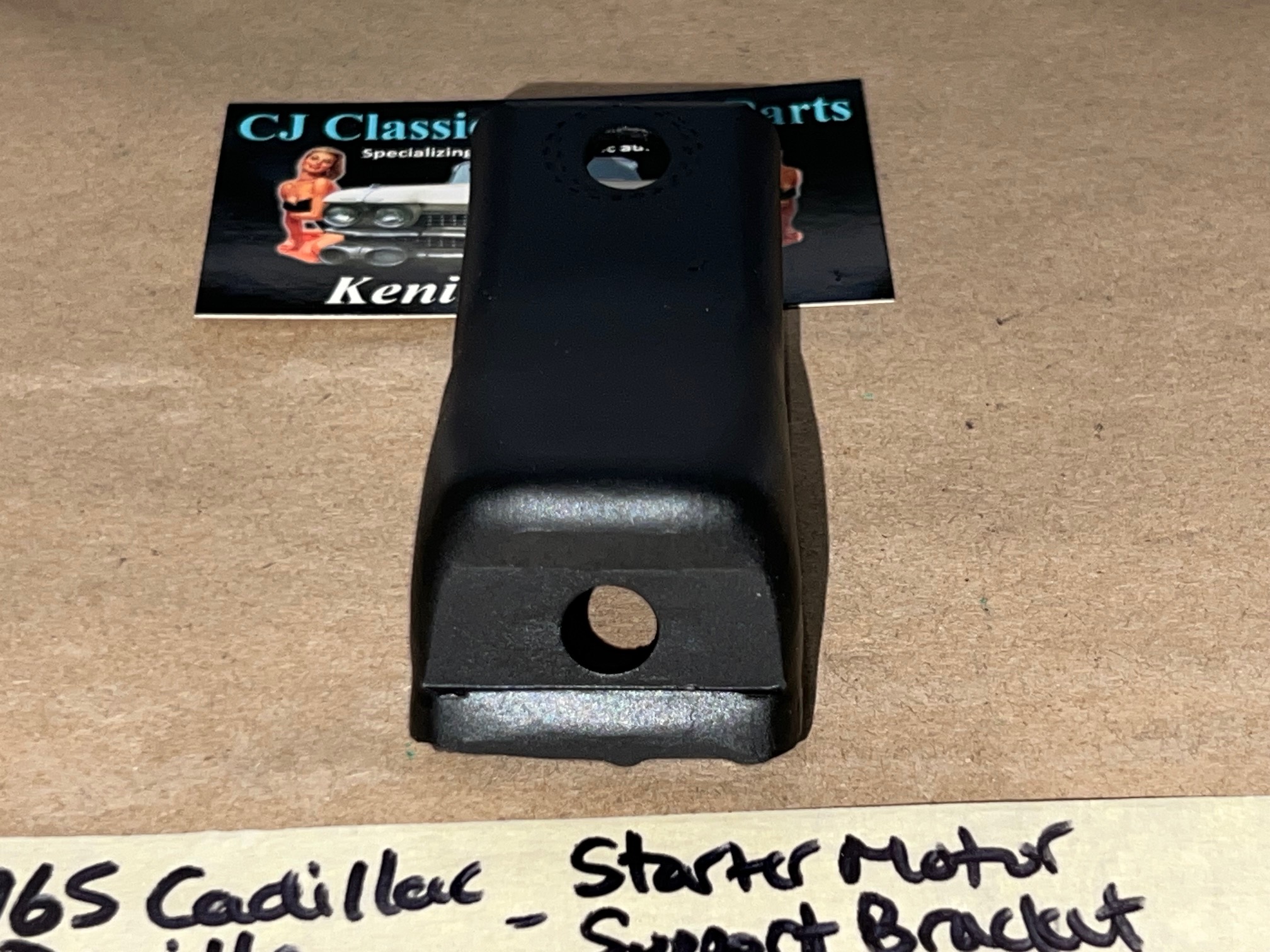 OEM 1965 1966 1967 Cadillac Deville Fleetwood Eldorado Calais 429 Engine STARTER MOTOR MOUNTING BRACKET SUPPORT BRACE #1481342 - Image 3