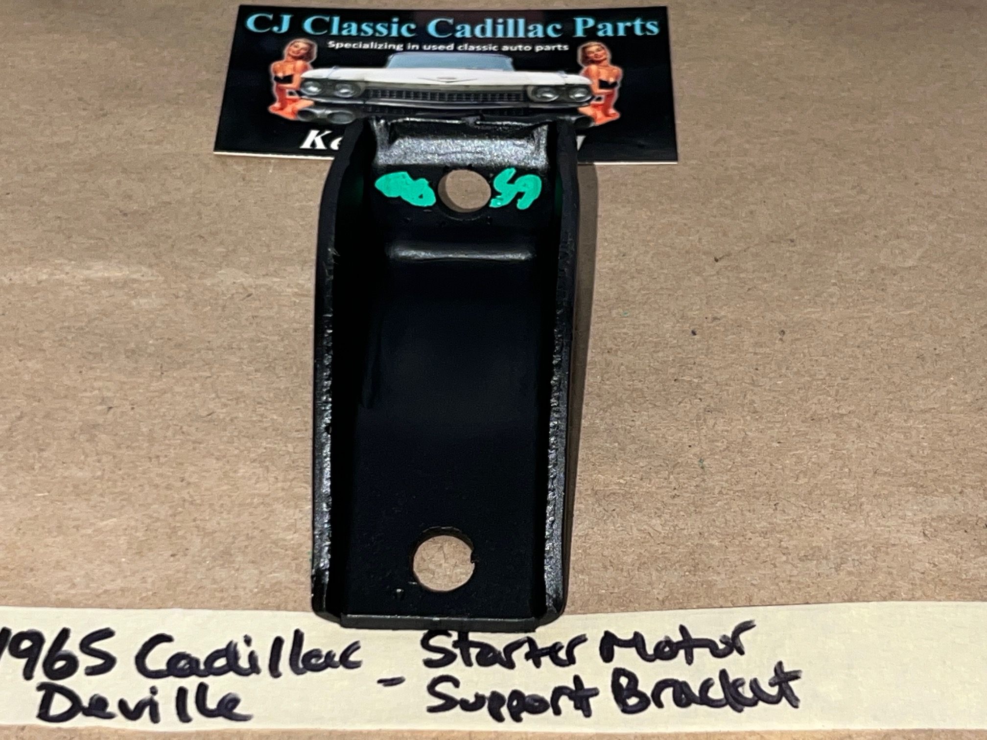 OEM 1965 1966 1967 Cadillac Deville Fleetwood Eldorado Calais 429 Engine STARTER MOTOR MOUNTING BRACKET SUPPORT BRACE #1481342 - Image 7