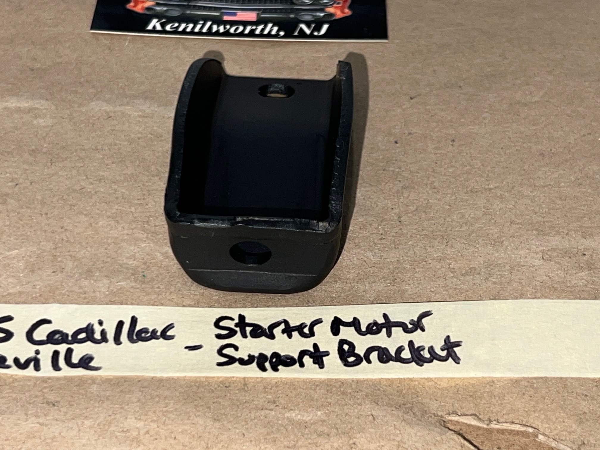OEM 1965 1966 1967 Cadillac Deville Fleetwood Eldorado Calais 429 Engine STARTER MOTOR MOUNTING BRACKET SUPPORT BRACE #1481342 - Image 9
