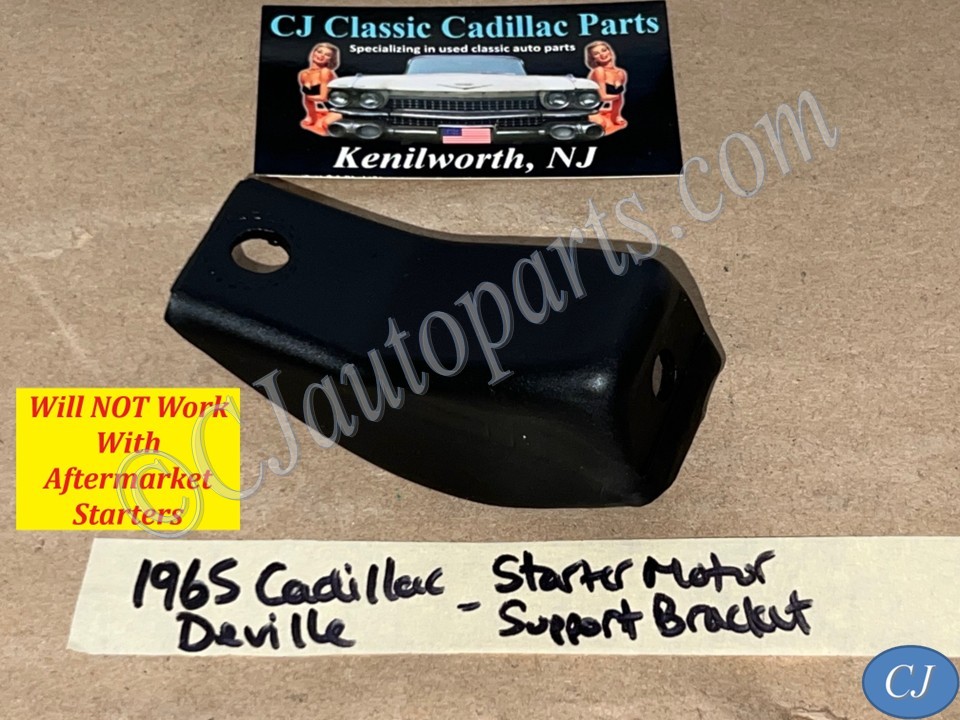 OEM 1965 1966 1967 Cadillac Deville Fleetwood Eldorado Calais 429 Engine STARTER MOTOR MOUNTING BRACKET SUPPORT BRACE #1481342