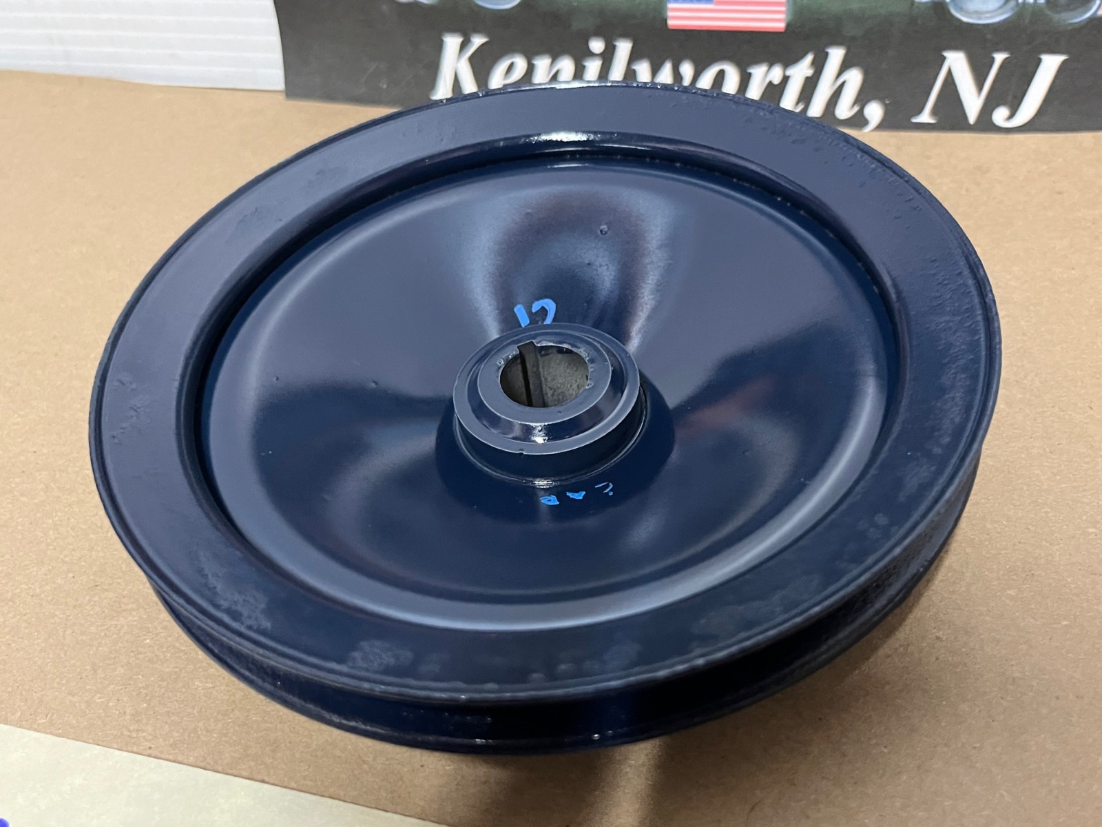 RESTORED 1957 1958 1961 1962 Cadillac Deville, Eldorado, Series 60 Fleetwood, Series 62, 390 Engine POWER STEERING PUMP PULLEY SINGLE GROOVE #1470535 - Image 10