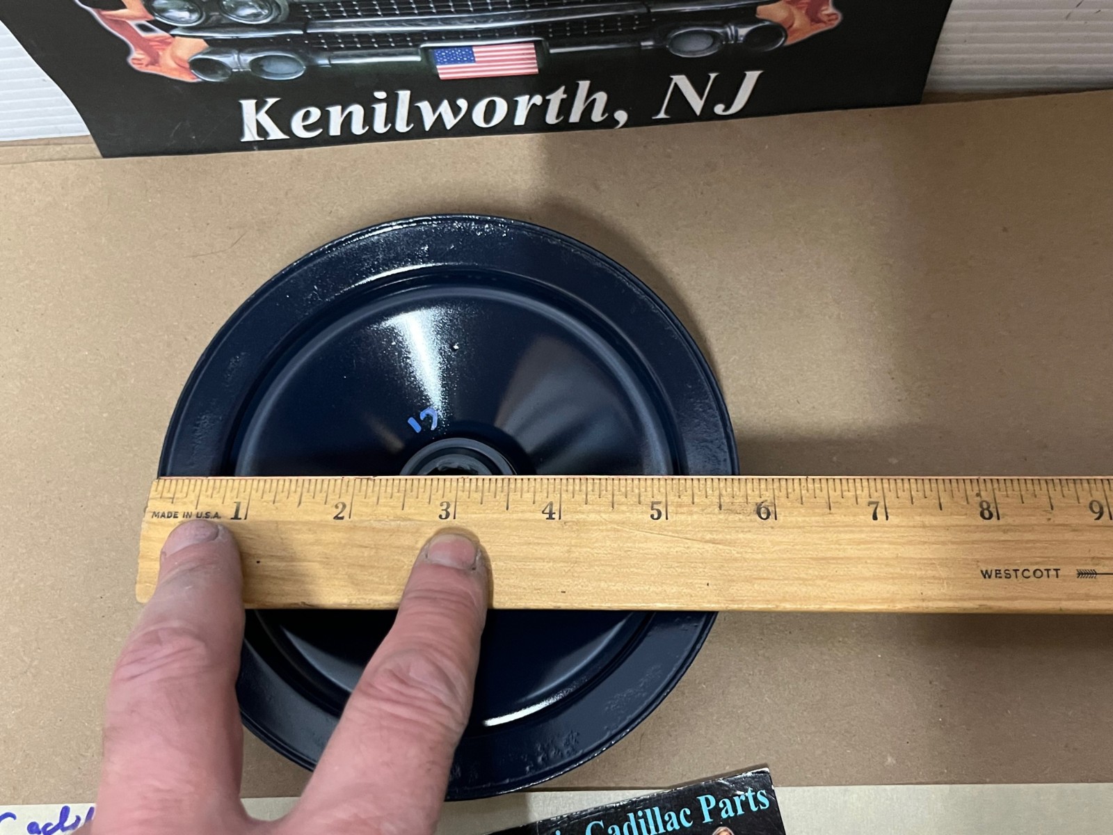 RESTORED 1957 1958 1961 1962 Cadillac Deville, Eldorado, Series 60 Fleetwood, Series 62, 390 Engine POWER STEERING PUMP PULLEY SINGLE GROOVE #1470535 - Image 11