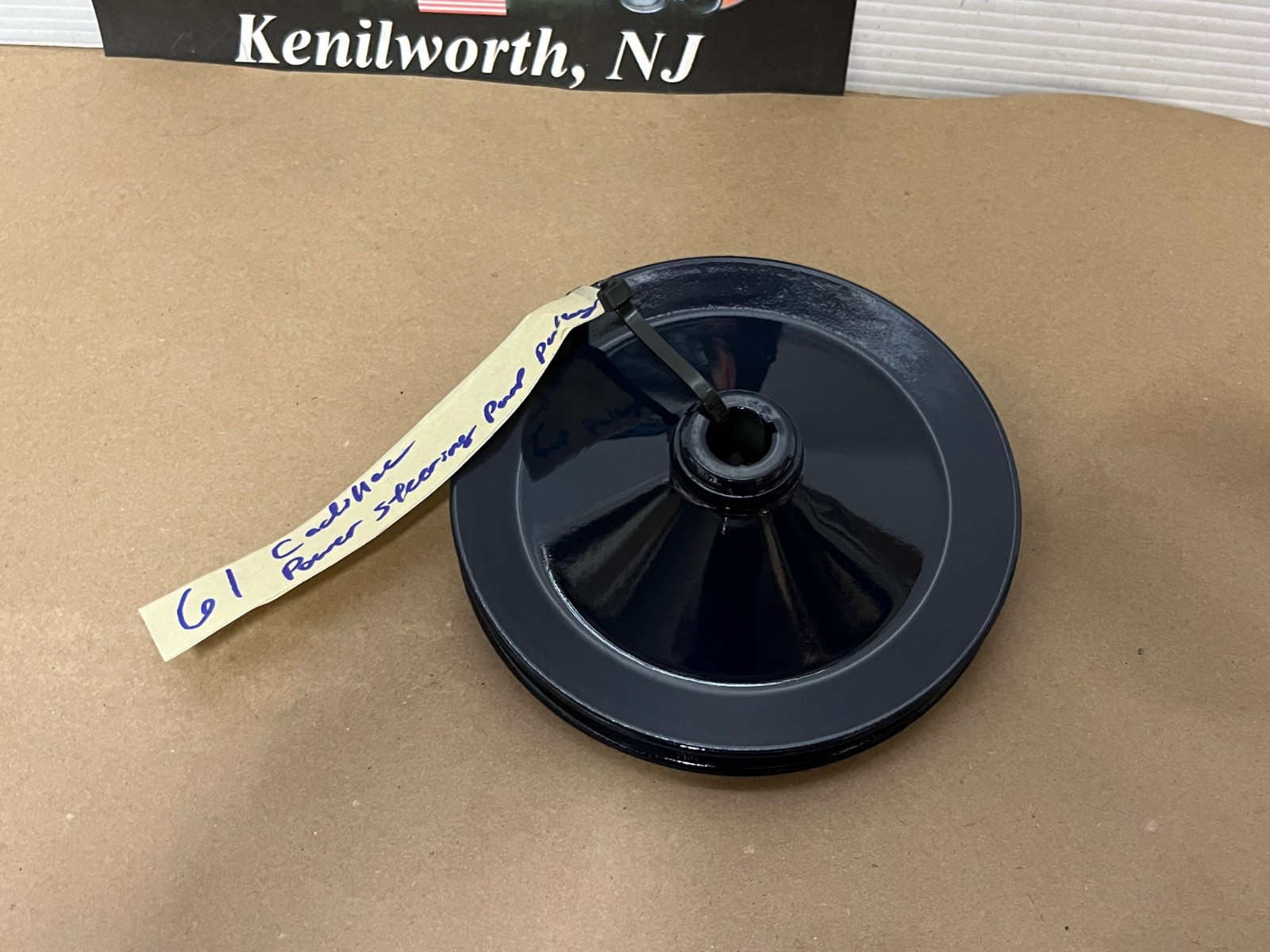 RESTORED 1957 1958 1961 1962 Cadillac Deville, Eldorado, Series 60 Fleetwood, Series 62, 390 Engine POWER STEERING PUMP PULLEY SINGLE GROOVE #1470535 - Image 13