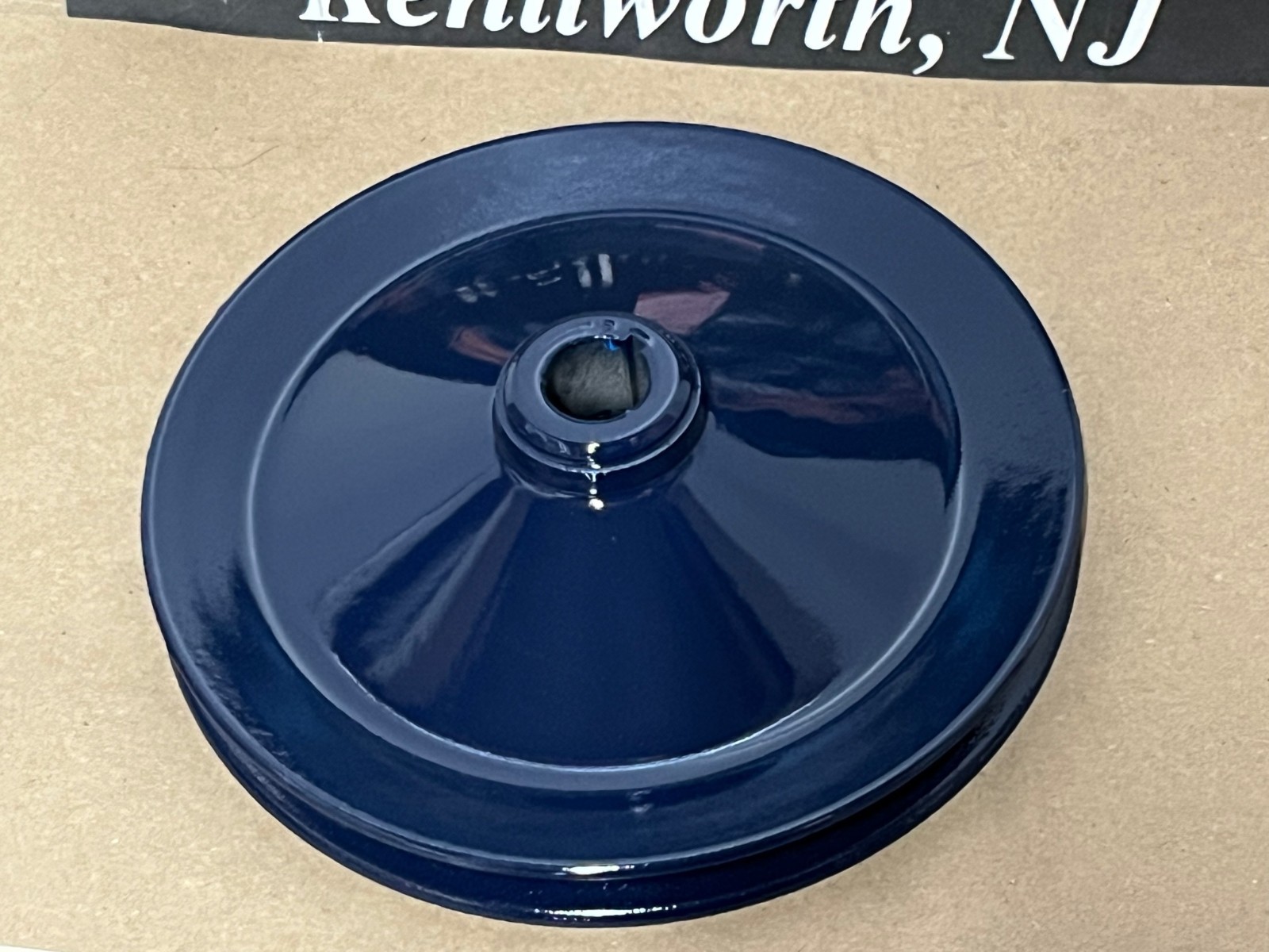 RESTORED 1957 1958 1961 1962 Cadillac Deville, Eldorado, Series 60 Fleetwood, Series 62, 390 Engine POWER STEERING PUMP PULLEY SINGLE GROOVE #1470535 - Image 2