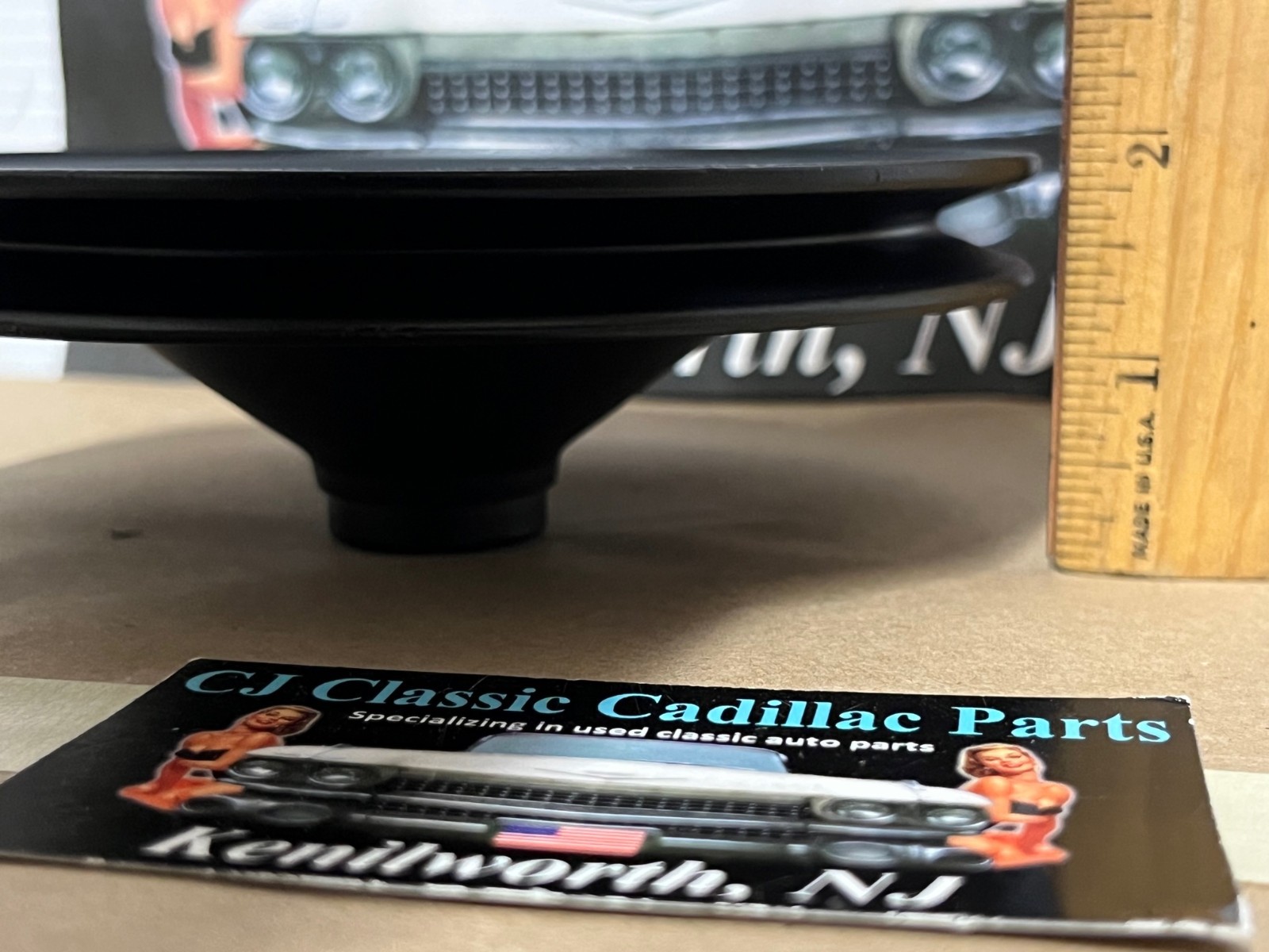 RESTORED 1964 1965 1966 1967 1968 1969 1670 1971 1972 CADILLAC CALAIS FLEETWOOD ELDORADO DEVILLE 429 ENGINE POWER STEERING PUMP PULLEY SINGLE ONE GROOVE #1490902 - Image 12