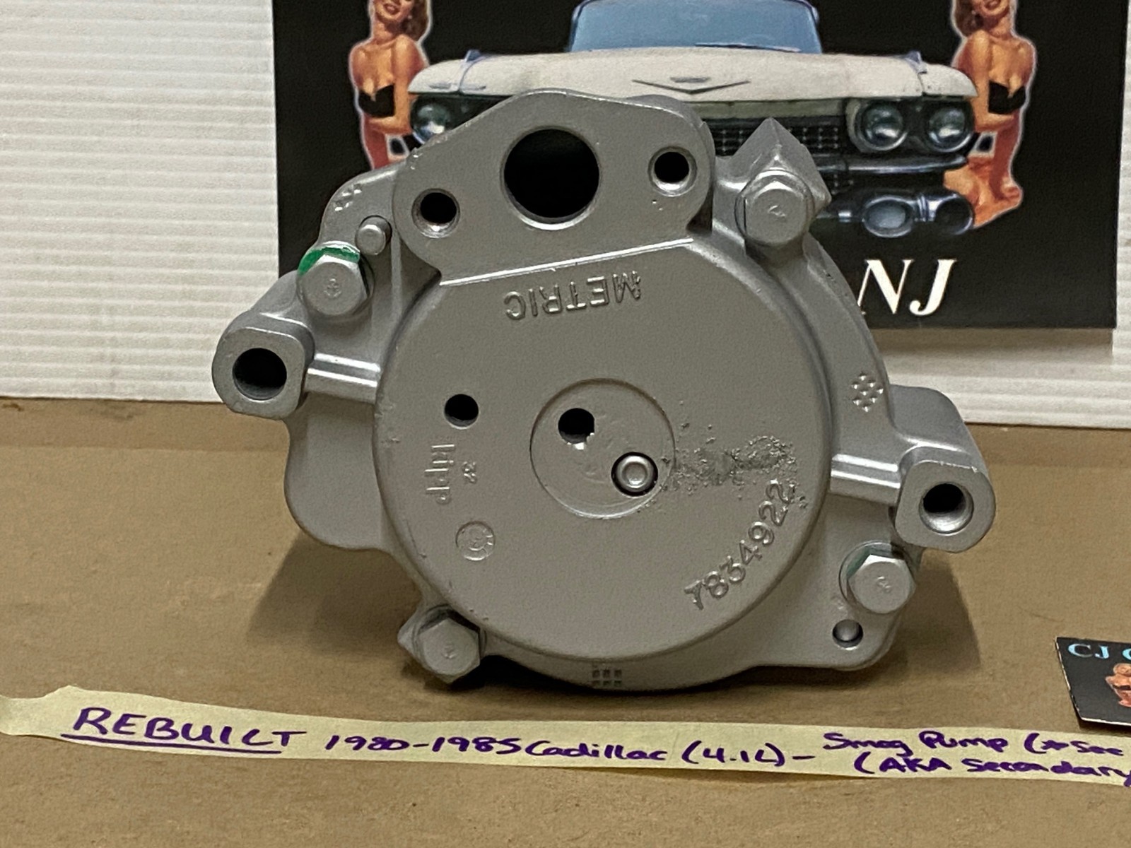 REBUILT 1980 1981 1982 1983 1984 1985 Cadillac Deville Eldorado Fleetwood Seville Commercial Chassis SMOG EMISSIONS SECONDARY A.I.R. INJECTION PUMP - Image 13