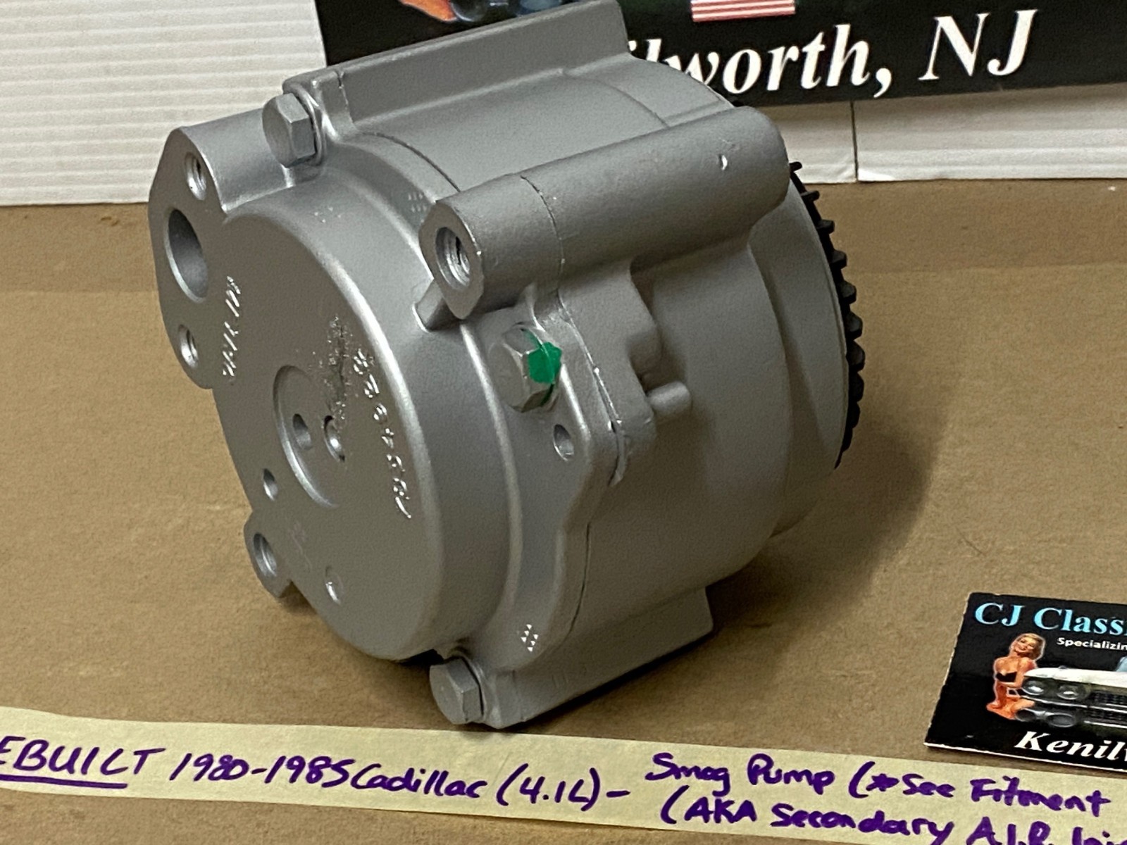 REBUILT 1980 1981 1982 1983 1984 1985 Cadillac Deville Eldorado Fleetwood Seville Commercial Chassis SMOG EMISSIONS SECONDARY A.I.R. INJECTION PUMP - Image 14