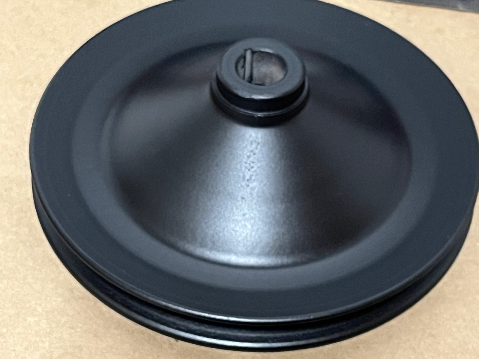RESTORED 1964 1965 1966 1967 1968 1969 1670 1971 1972 CADILLAC CALAIS FLEETWOOD ELDORADO DEVILLE 429 ENGINE POWER STEERING PUMP PULLEY SINGLE ONE GROOVE #1490902 - Image 6