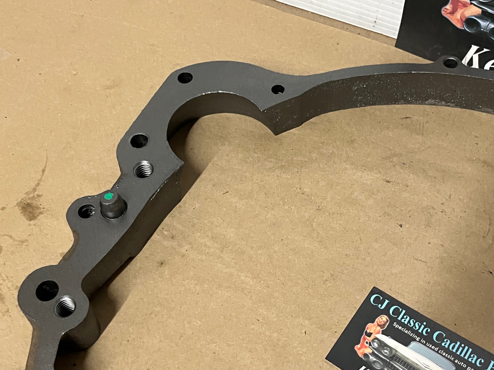 OEM 1964 64 Cadillac Deville Eldorado Fleetwood 429 Engine TURBO HYDRAMATIC TRANSMISSION TH400 ADAPTER PLATE #3513193 - Image 2