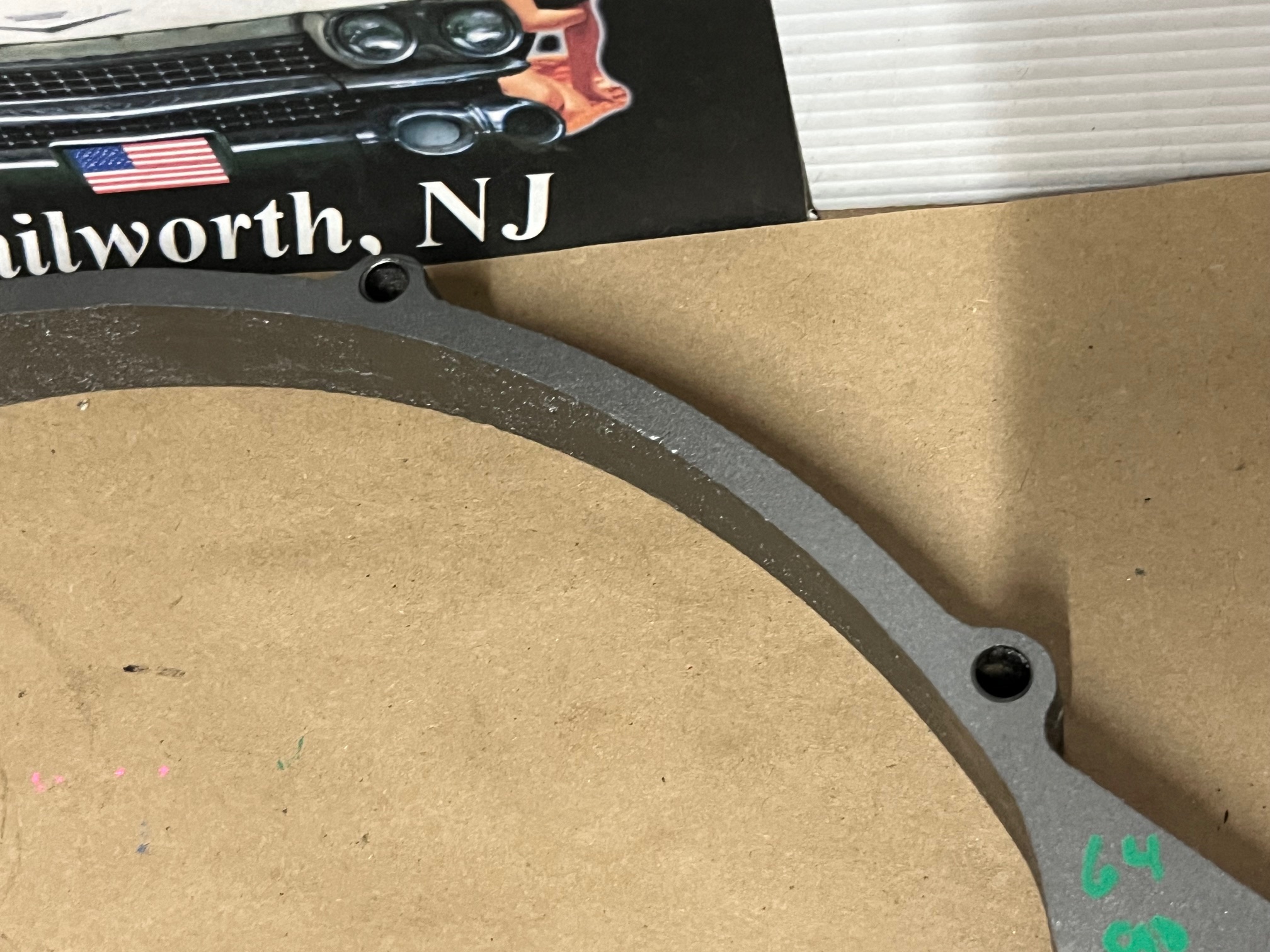 OEM 1964 64 Cadillac Deville Eldorado Fleetwood 429 Engine TURBO HYDRAMATIC TRANSMISSION TH400 ADAPTER PLATE #3513193 - Image 6