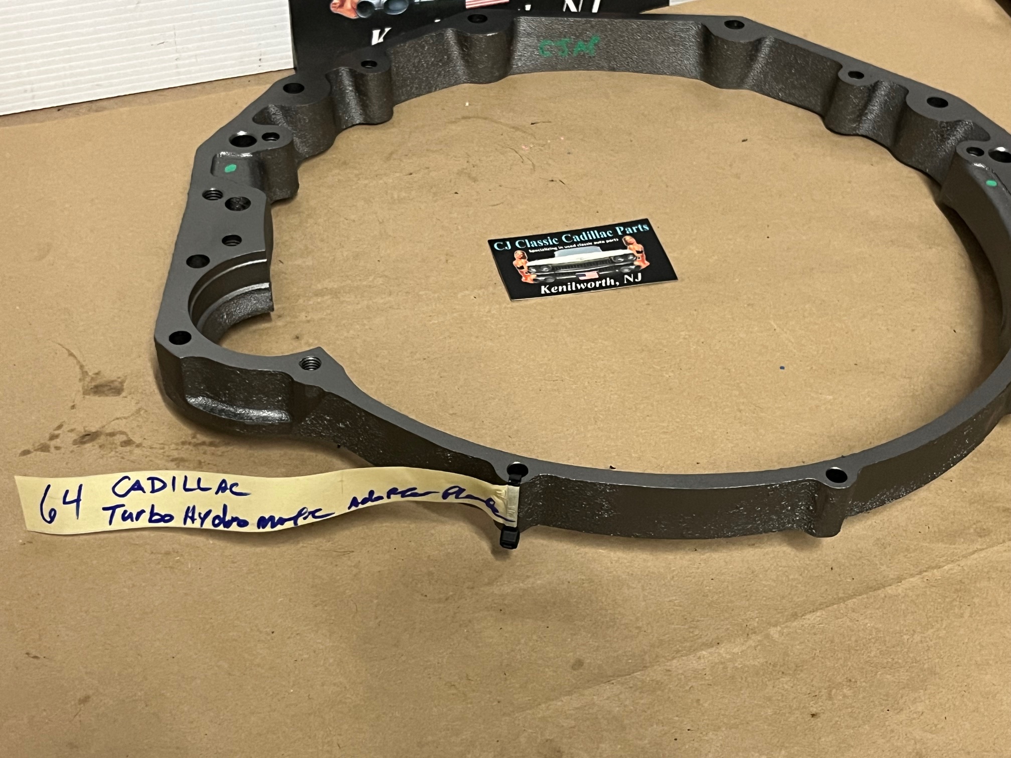 OEM 1964 64 Cadillac Deville Eldorado Fleetwood 429 Engine TURBO HYDRAMATIC TRANSMISSION TH400 ADAPTER PLATE #3513193 - Image 22