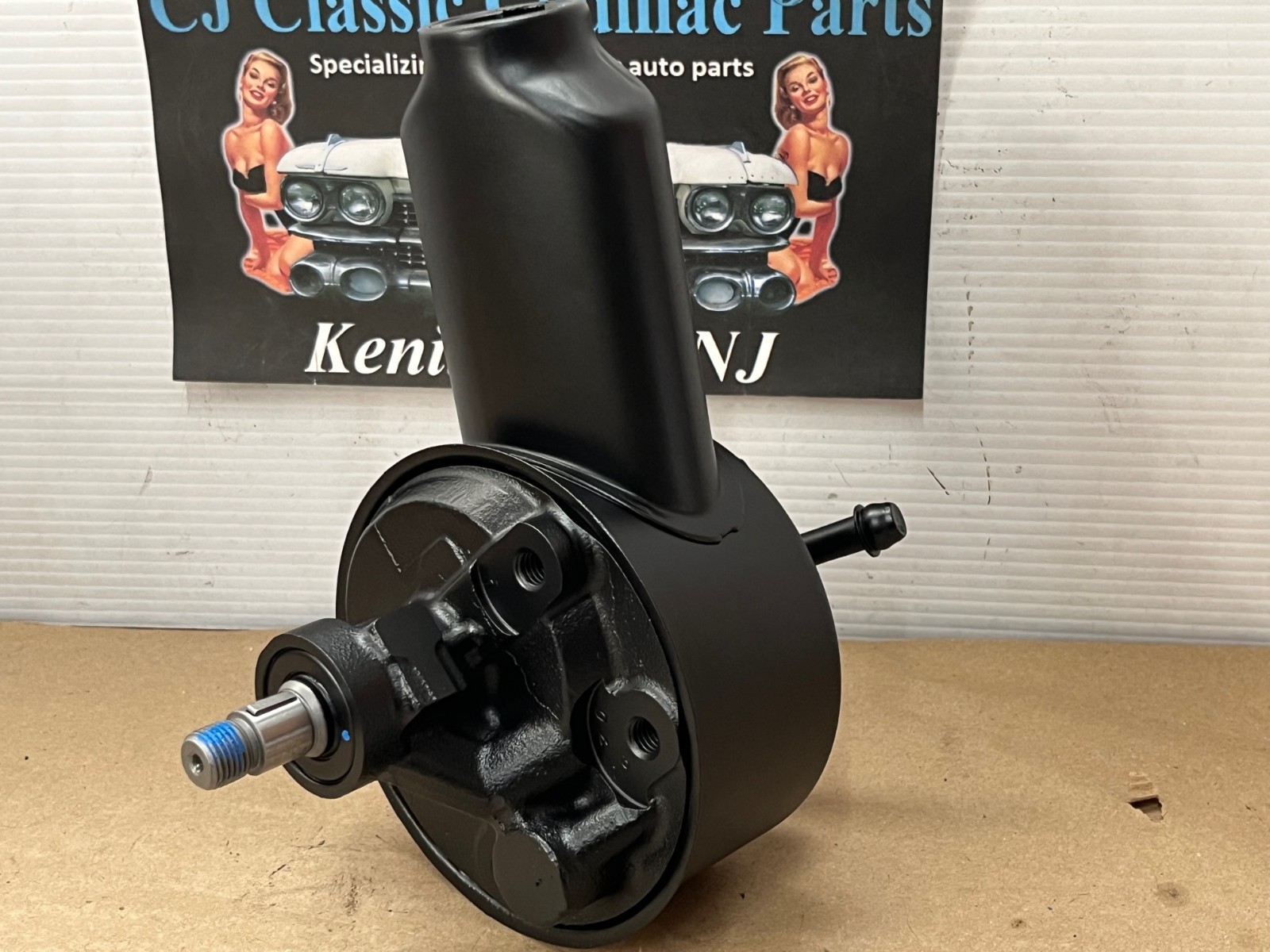 REBUILT 1963 1964 1965 1966 1967 CADILLAC ELDORADO DEVILLE CALAIS FLEETWOOD POWER STEERING PUMP W/FACTORY ORIGINAL RESERVOIR HOUSING - Image 2