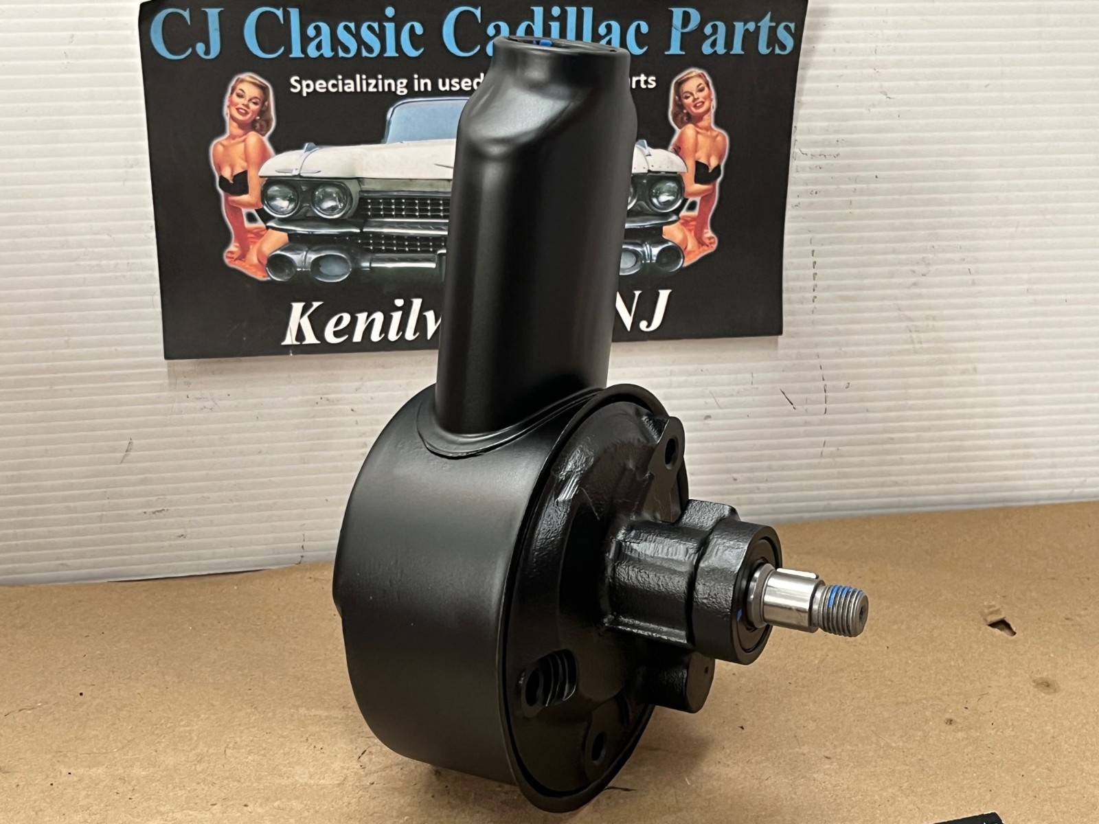 REBUILT 1963 1964 1965 1966 1967 CADILLAC ELDORADO DEVILLE CALAIS FLEETWOOD POWER STEERING PUMP W/FACTORY ORIGINAL RESERVOIR HOUSING - Image 3