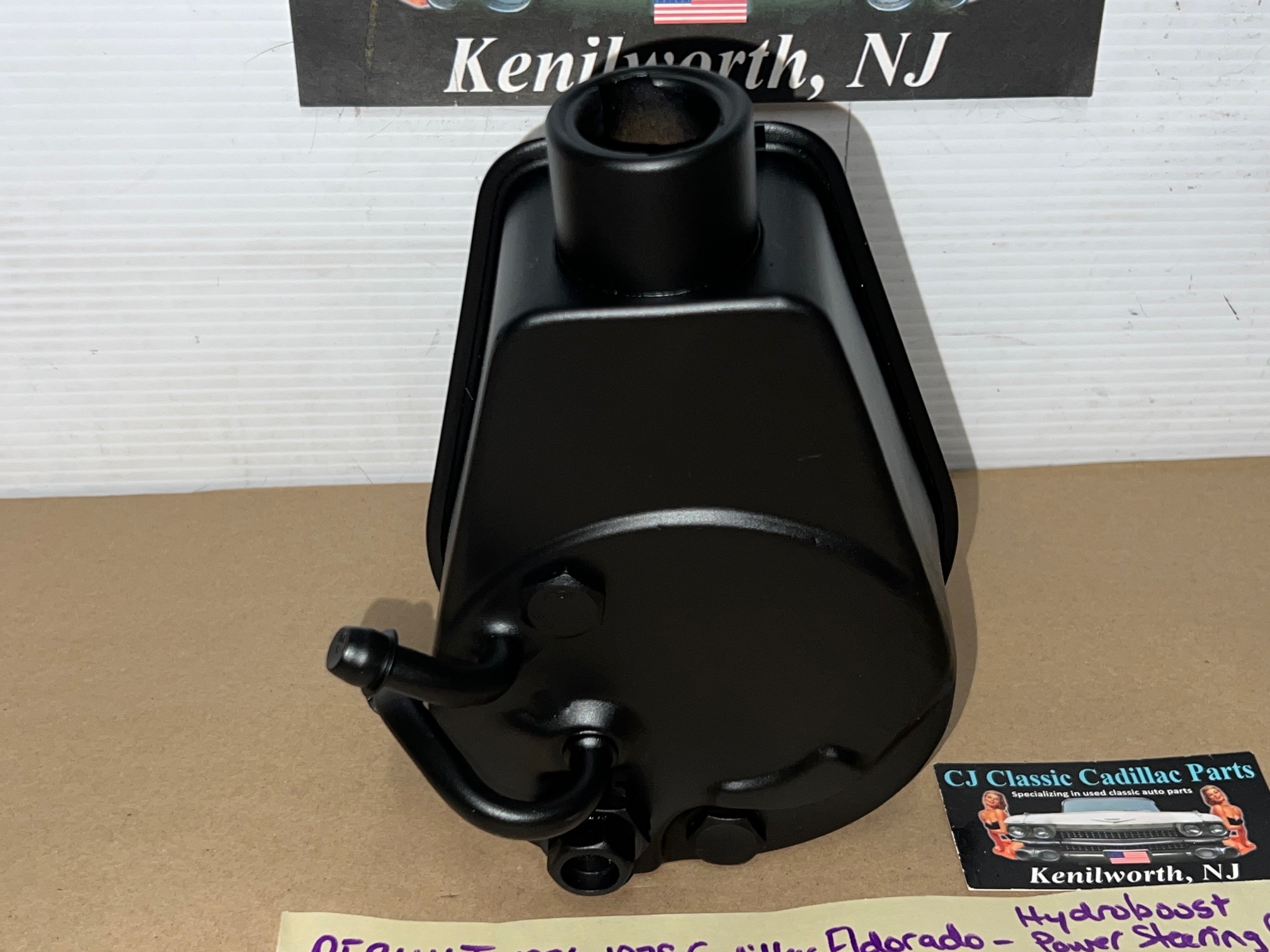 REBUILT 1976 1977 1978 CADILLAC ELDORADO HYDROBOOST HYDRAULIC POWER STEERING PUMP WITH FACTORY ORIGINAL RESERVOIR - Image 7
