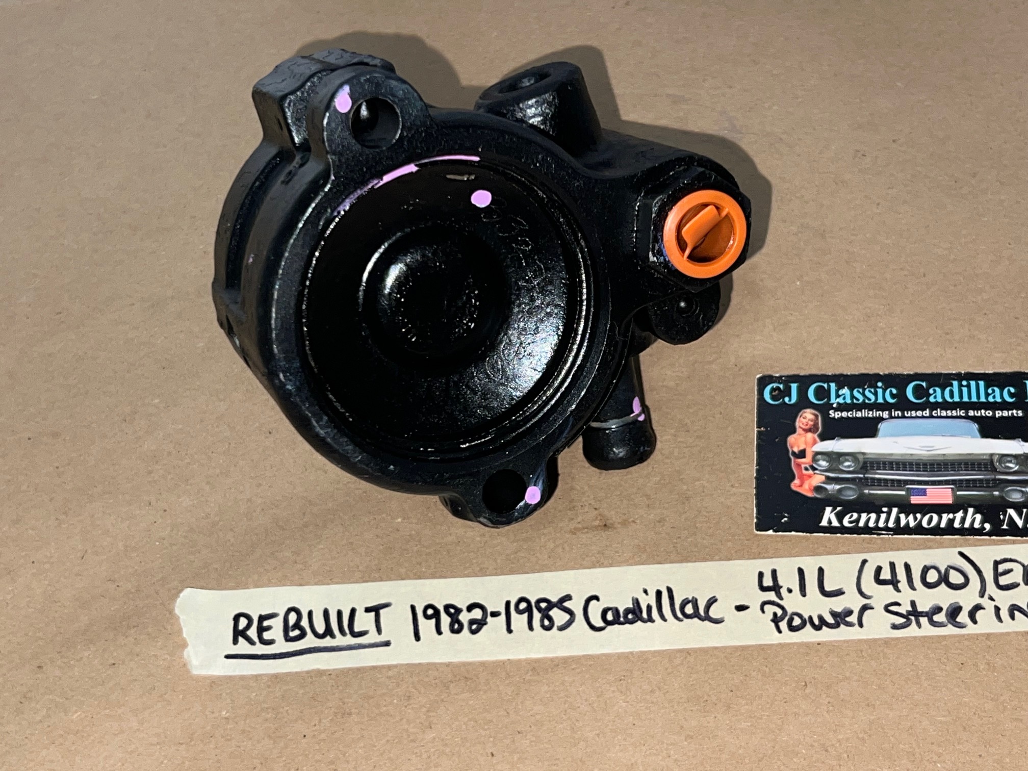 REBUILT 1982 1983 1984 1985 CADILLAC ELDORADO FLEETWOOD SEVILLE 1982 1983 1984 DEVILLE 4.1L 4100 ENGINE POWER STEERING PUMP - Image 11