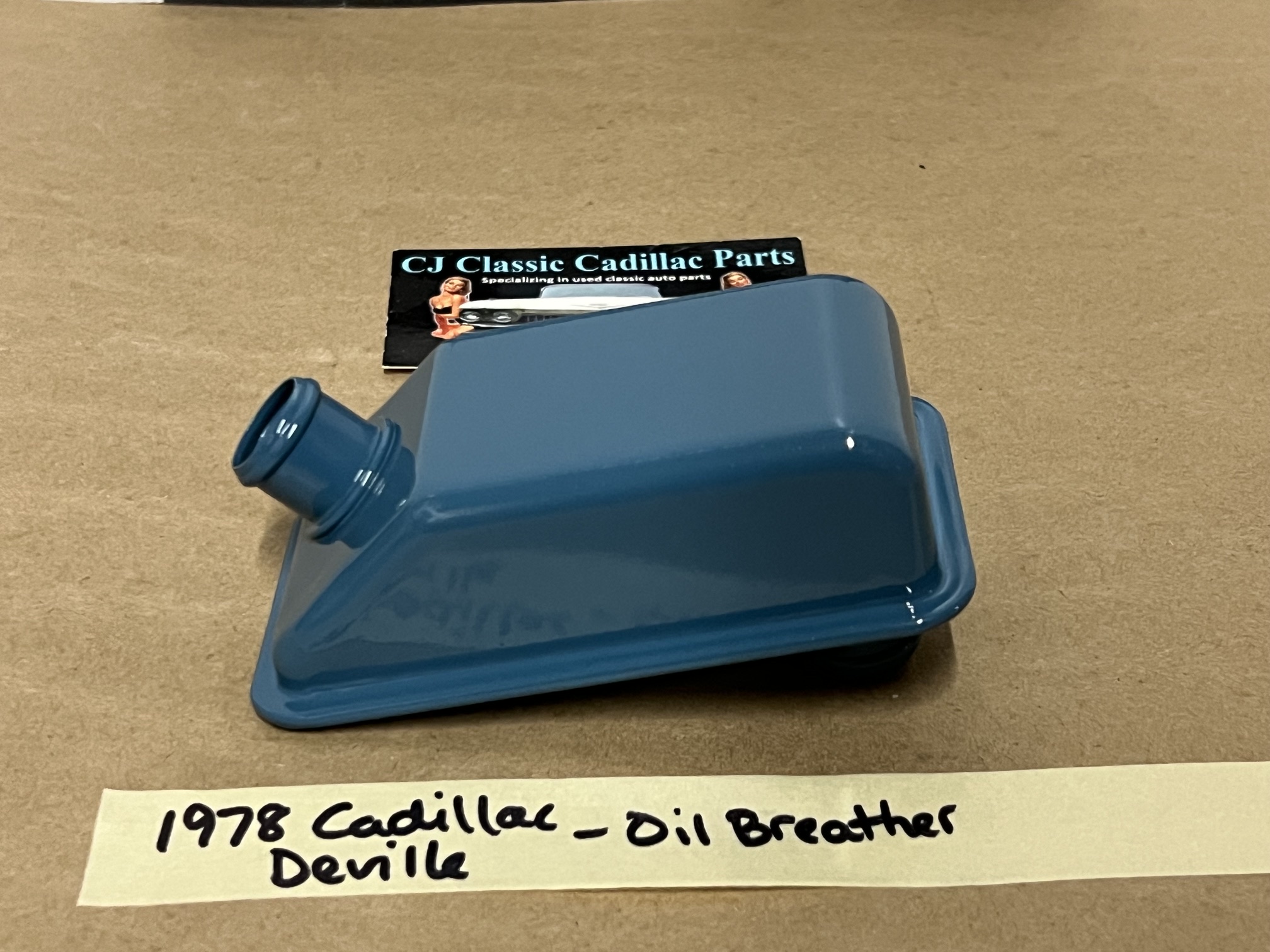 RESTORED 1971 1972 1973 1974 1975 1976 1977 1978 1979 Cadillac Deville Fleetwood Eldorado Calais 425/472/500 ENGINE AIR CLEANER VALVE COVER OIL BREATHER #1498445 - Image 5