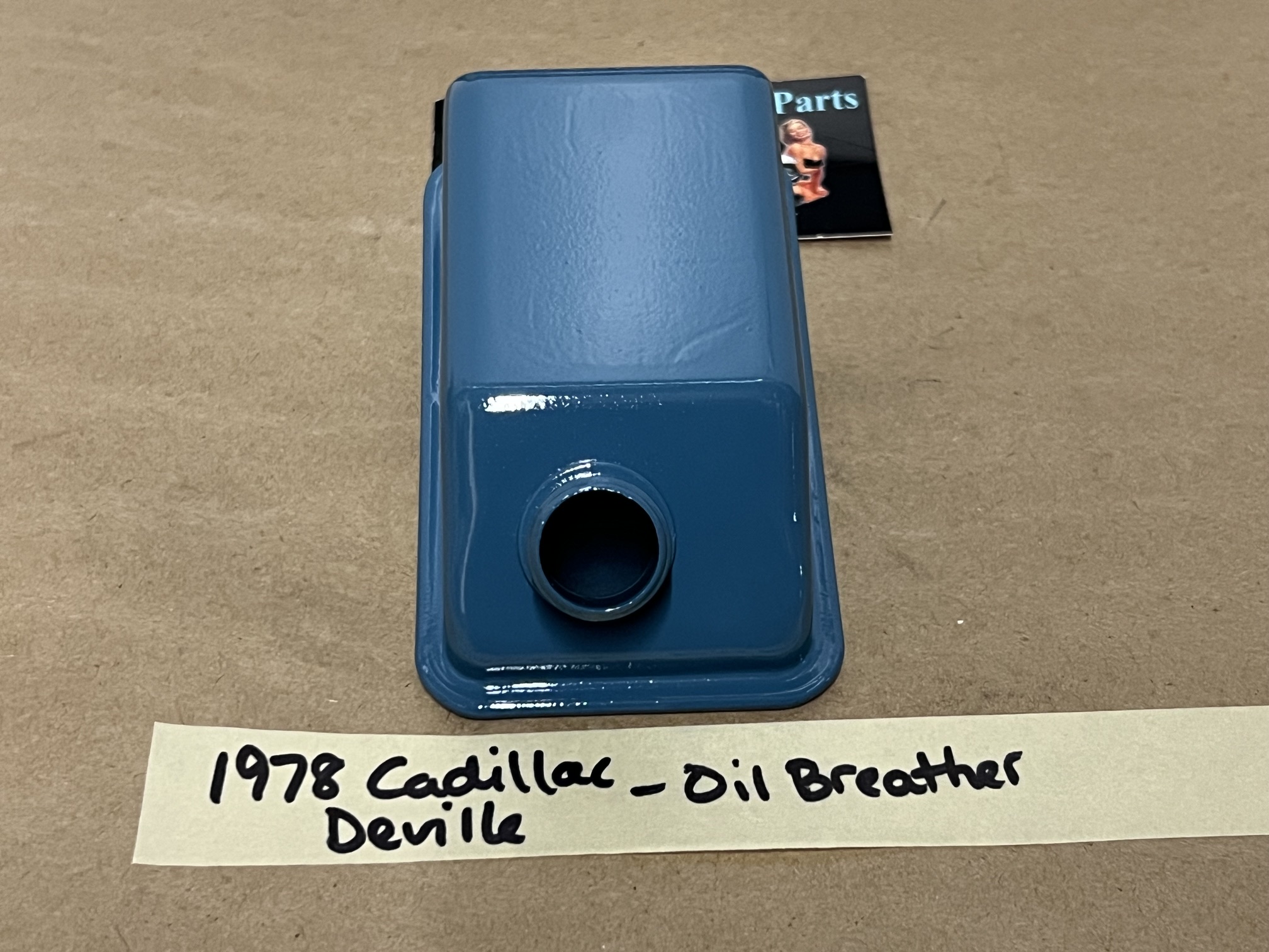 RESTORED 1971 1972 1973 1974 1975 1976 1977 1978 1979 Cadillac Deville Fleetwood Eldorado Calais 425/472/500 ENGINE AIR CLEANER VALVE COVER OIL BREATHER #1498445 - Image 6