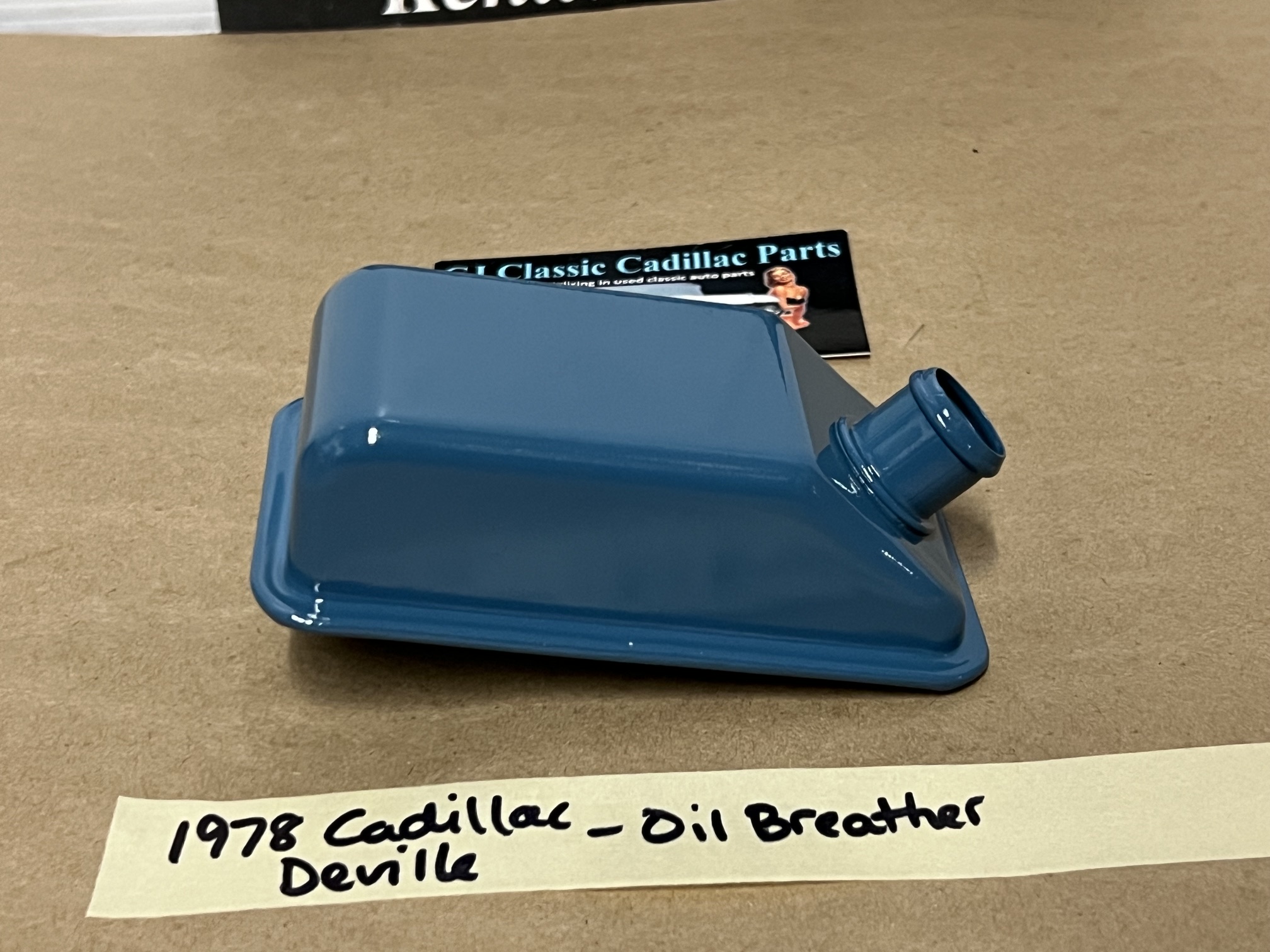 RESTORED 1971 1972 1973 1974 1975 1976 1977 1978 1979 Cadillac Deville Fleetwood Eldorado Calais 425/472/500 ENGINE AIR CLEANER VALVE COVER OIL BREATHER #1498445 - Image 7