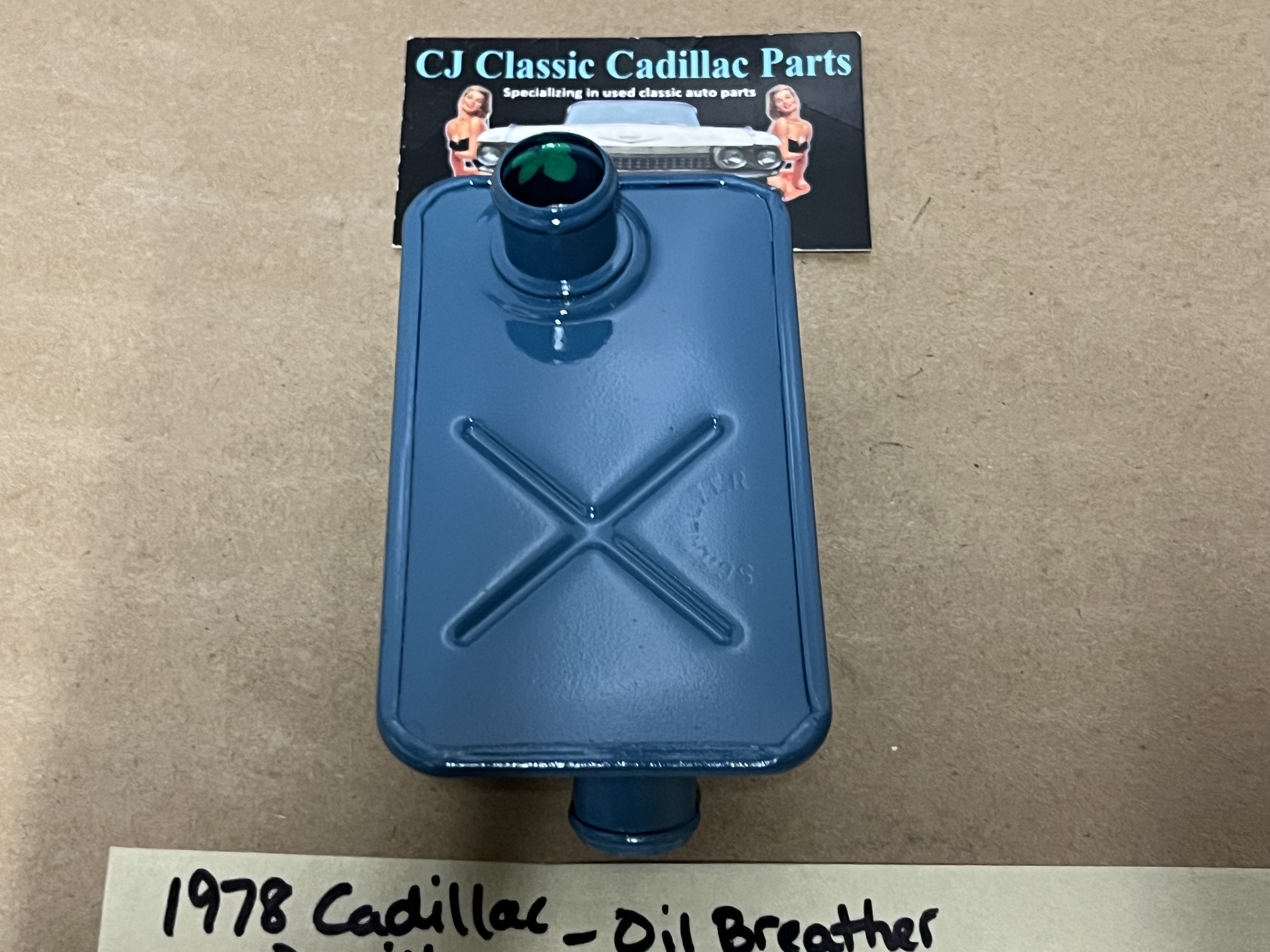 RESTORED 1971 1972 1973 1974 1975 1976 1977 1978 1979 Cadillac Deville Fleetwood Eldorado Calais 425/472/500 ENGINE AIR CLEANER VALVE COVER OIL BREATHER #1498445 - Image 10
