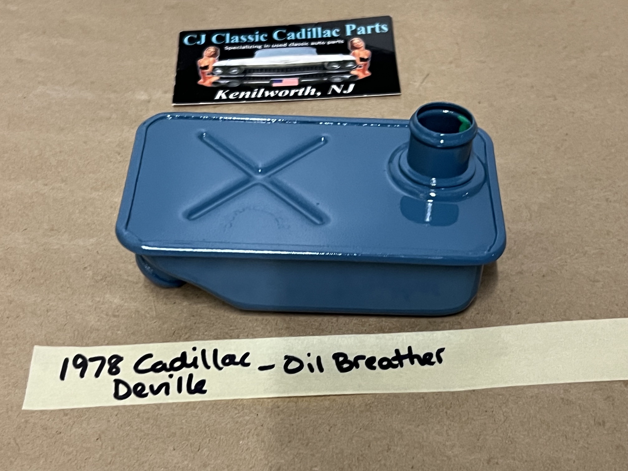 RESTORED 1971 1972 1973 1974 1975 1976 1977 1978 1979 Cadillac Deville Fleetwood Eldorado Calais 425/472/500 ENGINE AIR CLEANER VALVE COVER OIL BREATHER #1498445 - Image 11