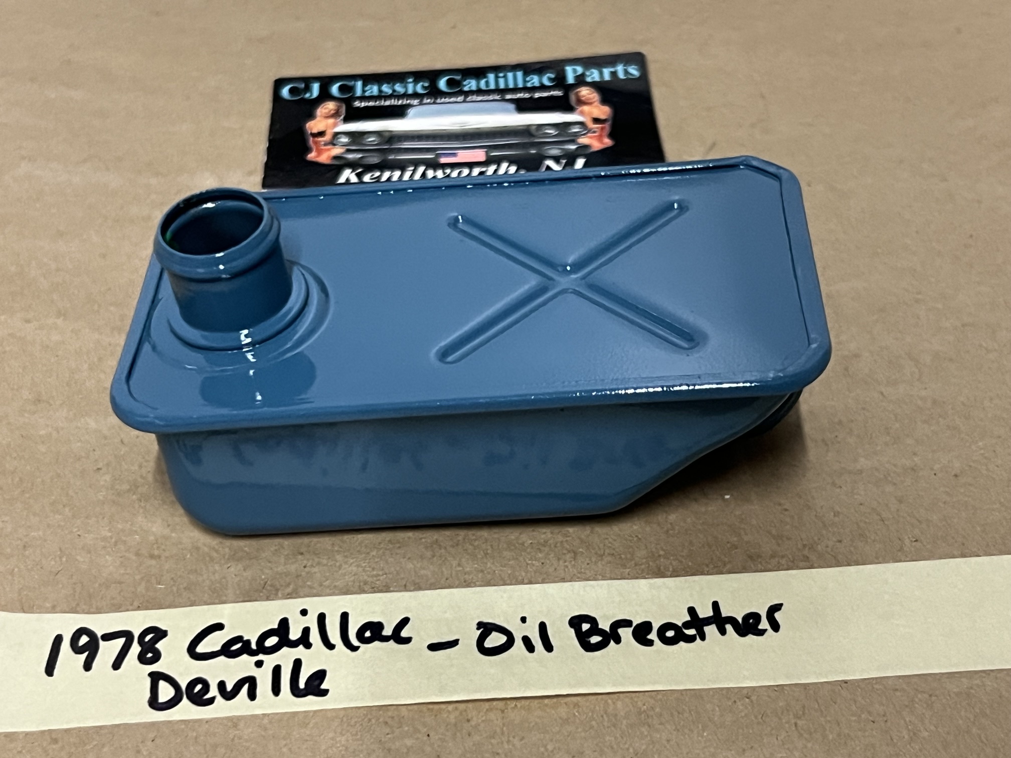 RESTORED 1971 1972 1973 1974 1975 1976 1977 1978 1979 Cadillac Deville Fleetwood Eldorado Calais 425/472/500 ENGINE AIR CLEANER VALVE COVER OIL BREATHER #1498445 - Image 13