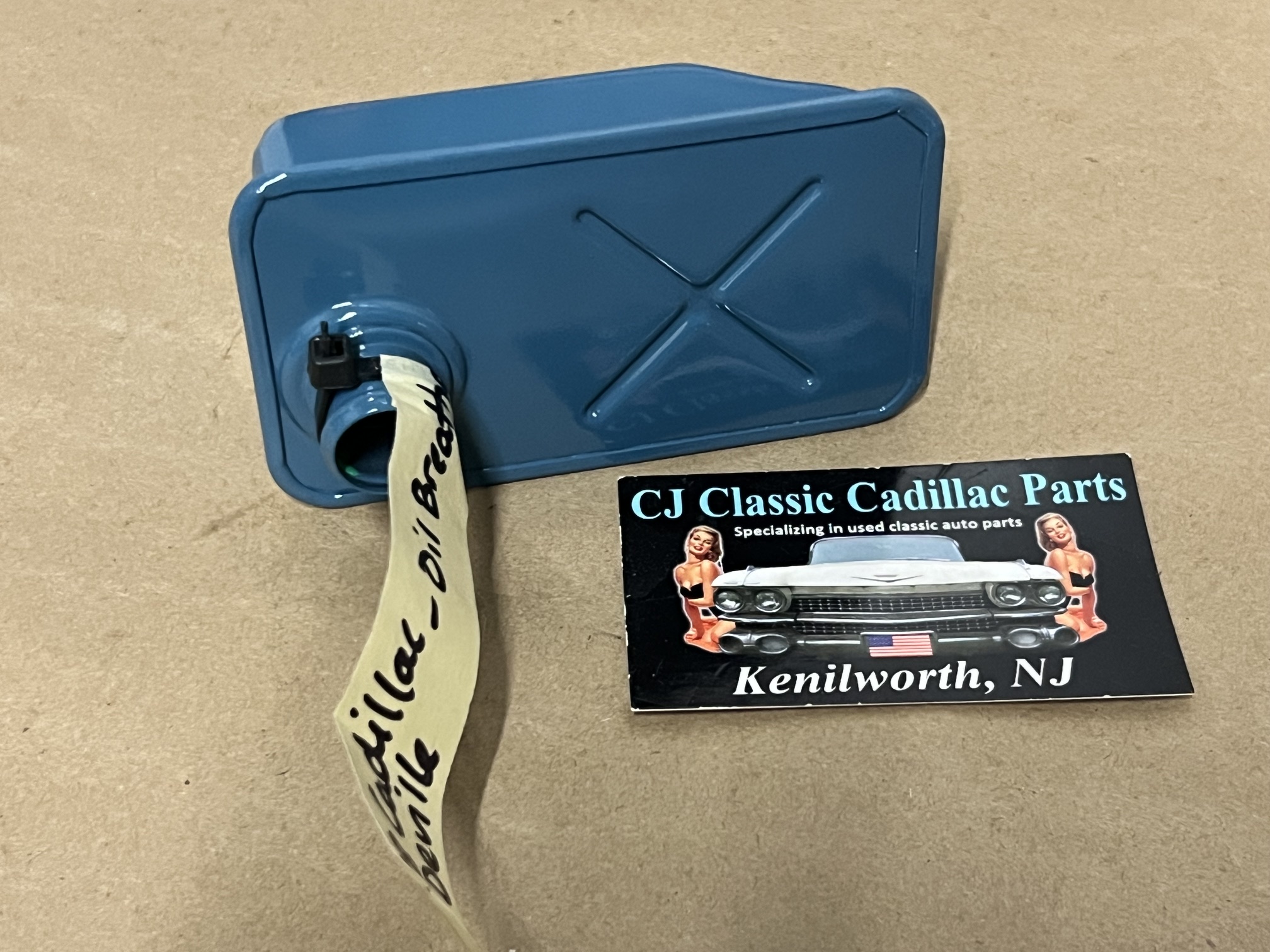 RESTORED 1971 1972 1973 1974 1975 1976 1977 1978 1979 Cadillac Deville Fleetwood Eldorado Calais 425/472/500 ENGINE AIR CLEANER VALVE COVER OIL BREATHER #1498445 - Image 17