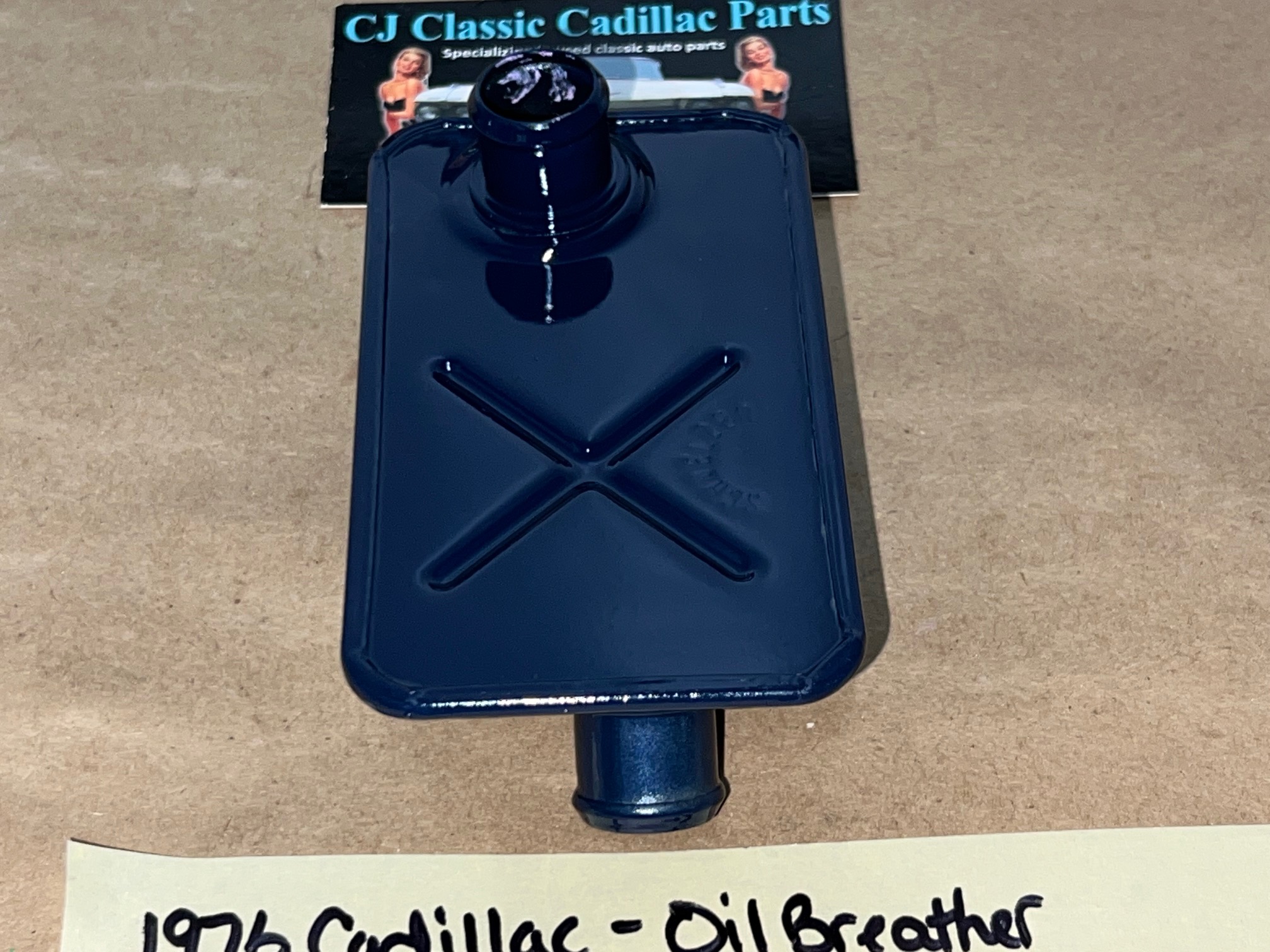 RESTORED 1971 1972 1973 1974 1975 1976 1977 1978 1979 Cadillac Eldorado Deville Fleetwood Calais 425/472/500 ENGINE AIR CLEANER VALVE COVER OIL BREATHER #1498445 - Image 7