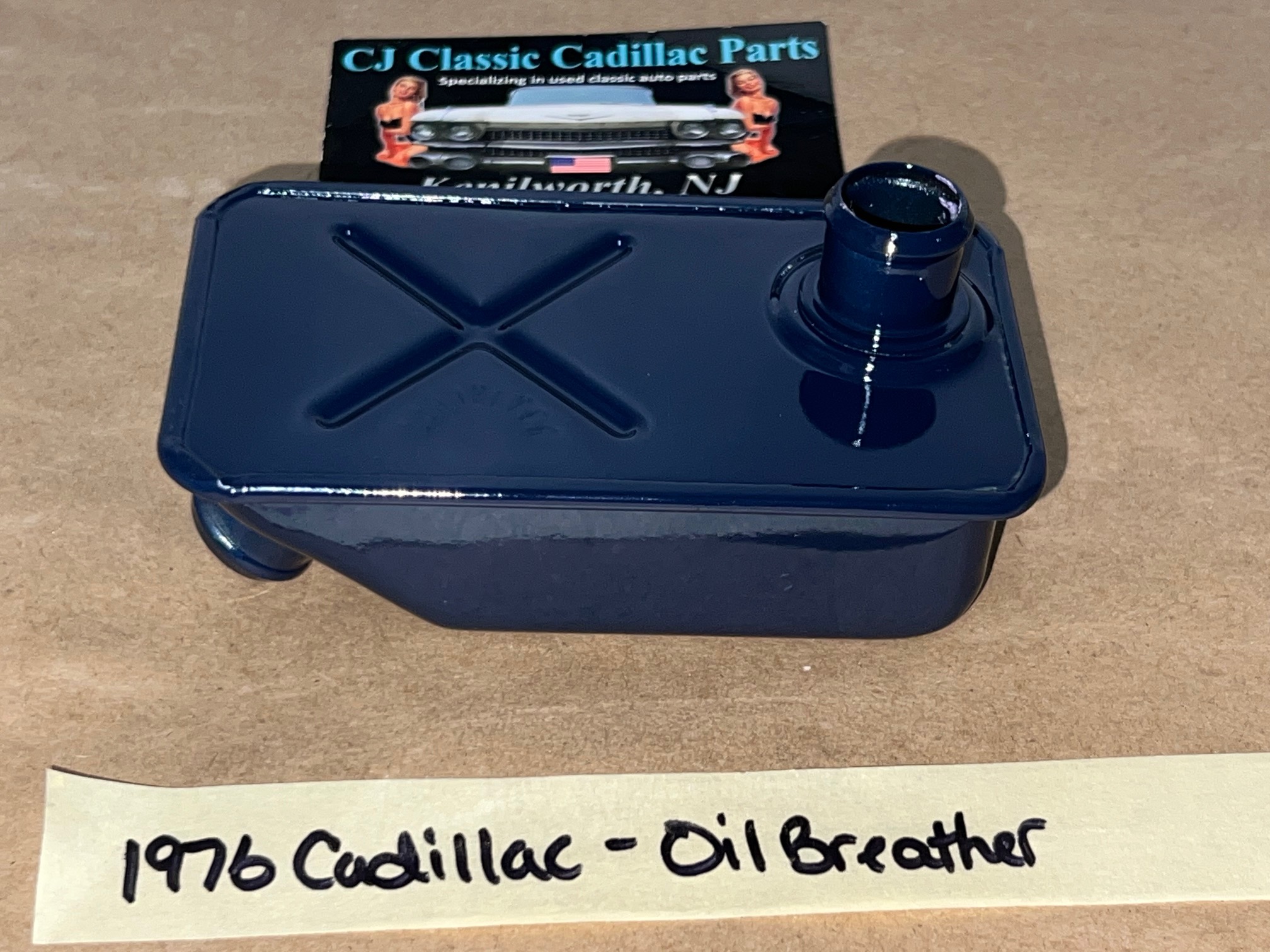 RESTORED 1971 1972 1973 1974 1975 1976 1977 1978 1979 Cadillac Eldorado Deville Fleetwood Calais 425/472/500 ENGINE AIR CLEANER VALVE COVER OIL BREATHER #1498445 - Image 8