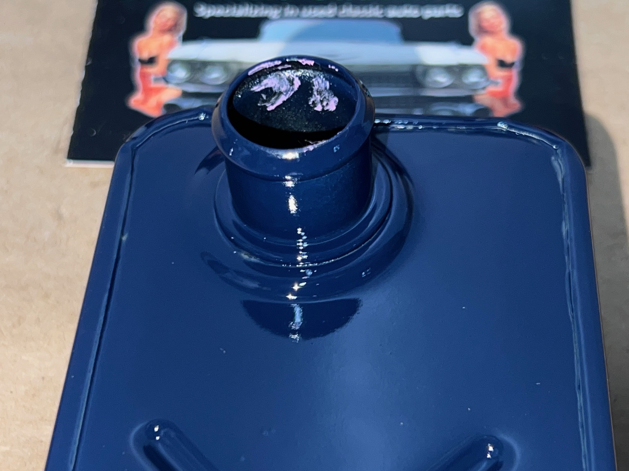 RESTORED 1971 1972 1973 1974 1975 1976 1977 1978 1979 Cadillac Eldorado Deville Fleetwood Calais 425/472/500 ENGINE AIR CLEANER VALVE COVER OIL BREATHER #1498445 - Image 12