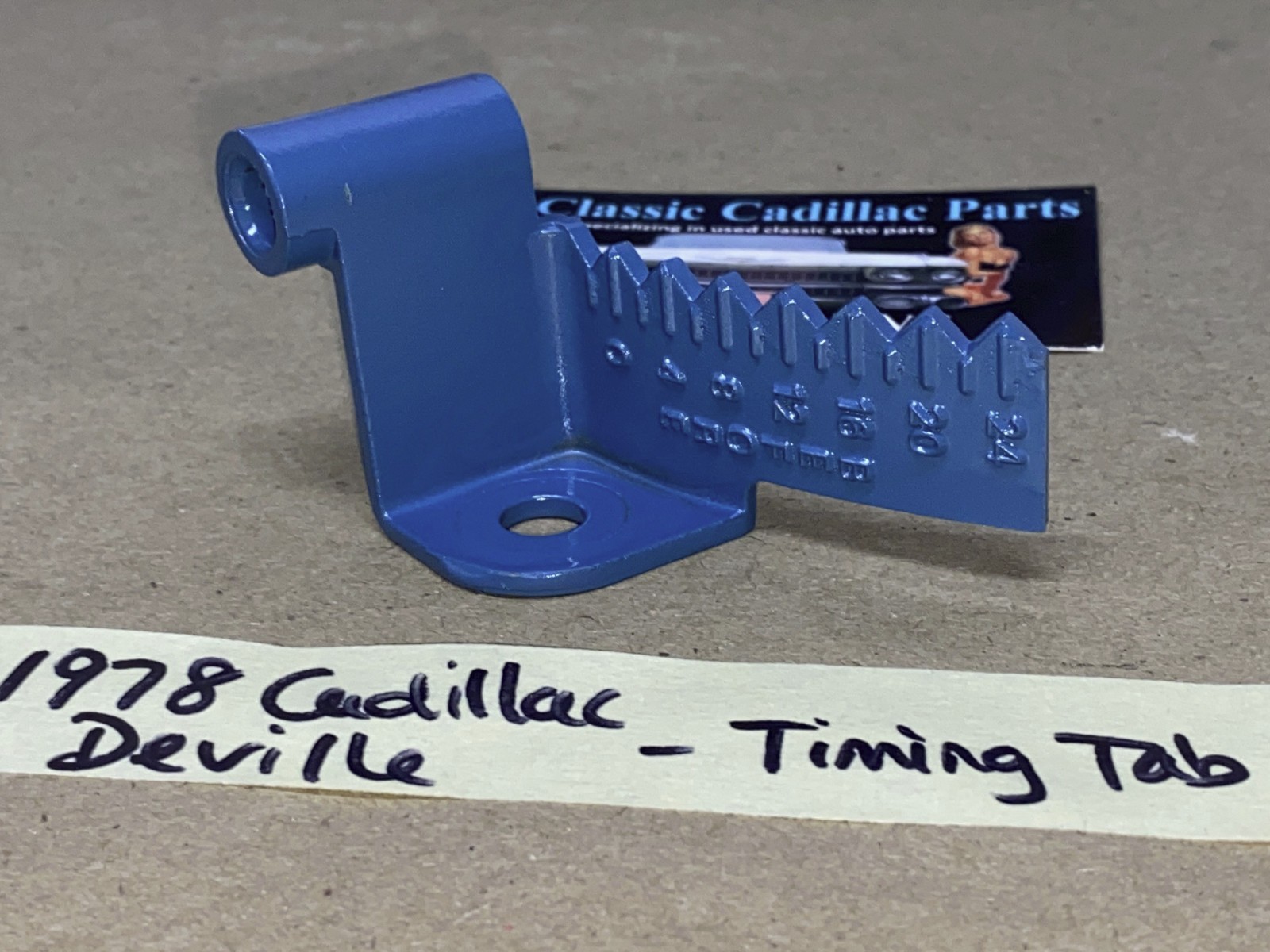 OEM 1977 1978 1979 Cadillac Deville Fleetwood Eldorado 425 Engine TIMING TAB INDICATOR MARK POINTER #1610428 - Image 4