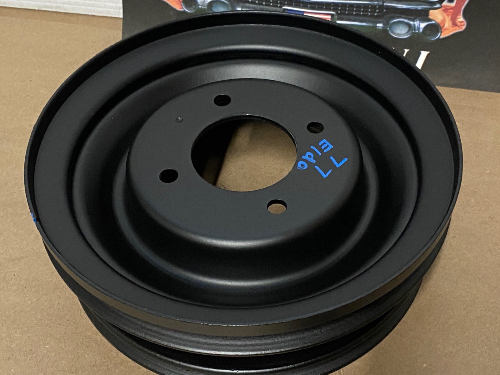 RESTORED 1977 1978 Cadillac Deville Eldorado Fleetwood 425 ENGINE CRANK CRANKSHAFT PULLEY DOUBLE (2) GROOVE NON A.I.R. #1610415 - Image 10