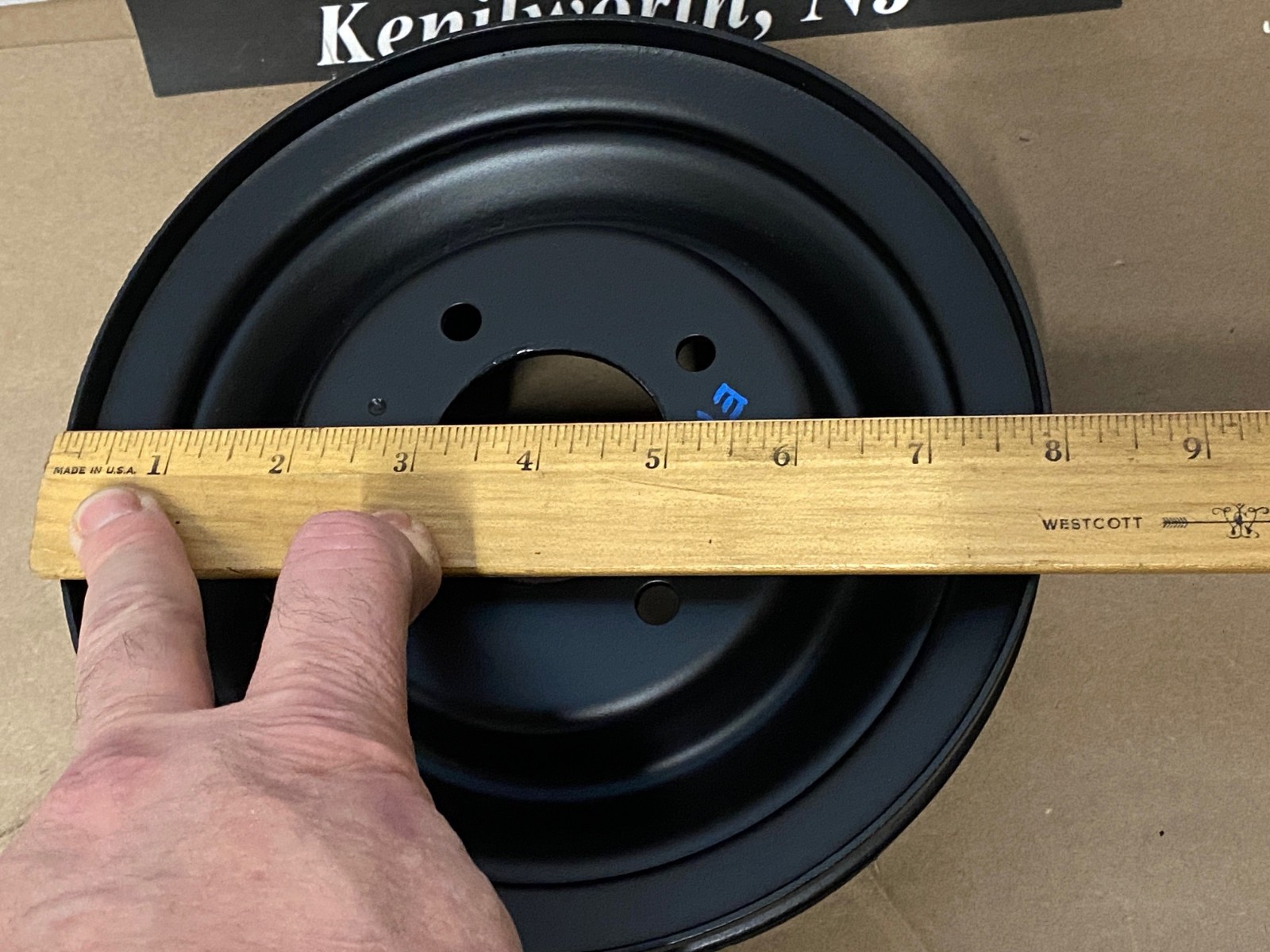RESTORED 1977 1978 Cadillac Deville Eldorado Fleetwood 425 ENGINE CRANK CRANKSHAFT PULLEY DOUBLE (2) GROOVE NON A.I.R. #1610415 - Image 12