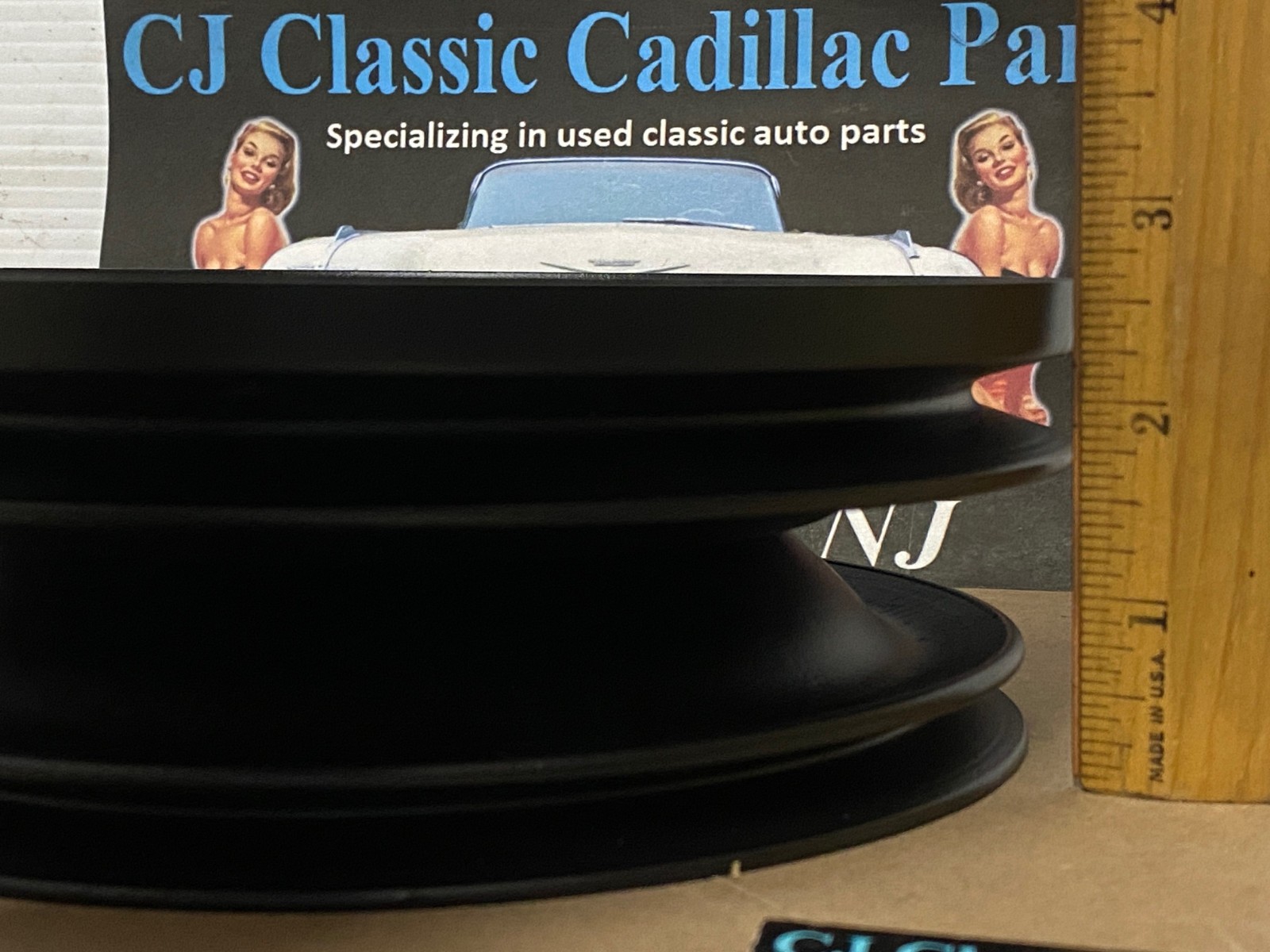 RESTORED 1977 1978 Cadillac Deville Eldorado Fleetwood 425 ENGINE CRANK CRANKSHAFT PULLEY DOUBLE (2) GROOVE NON A.I.R. #1610415 - Image 13