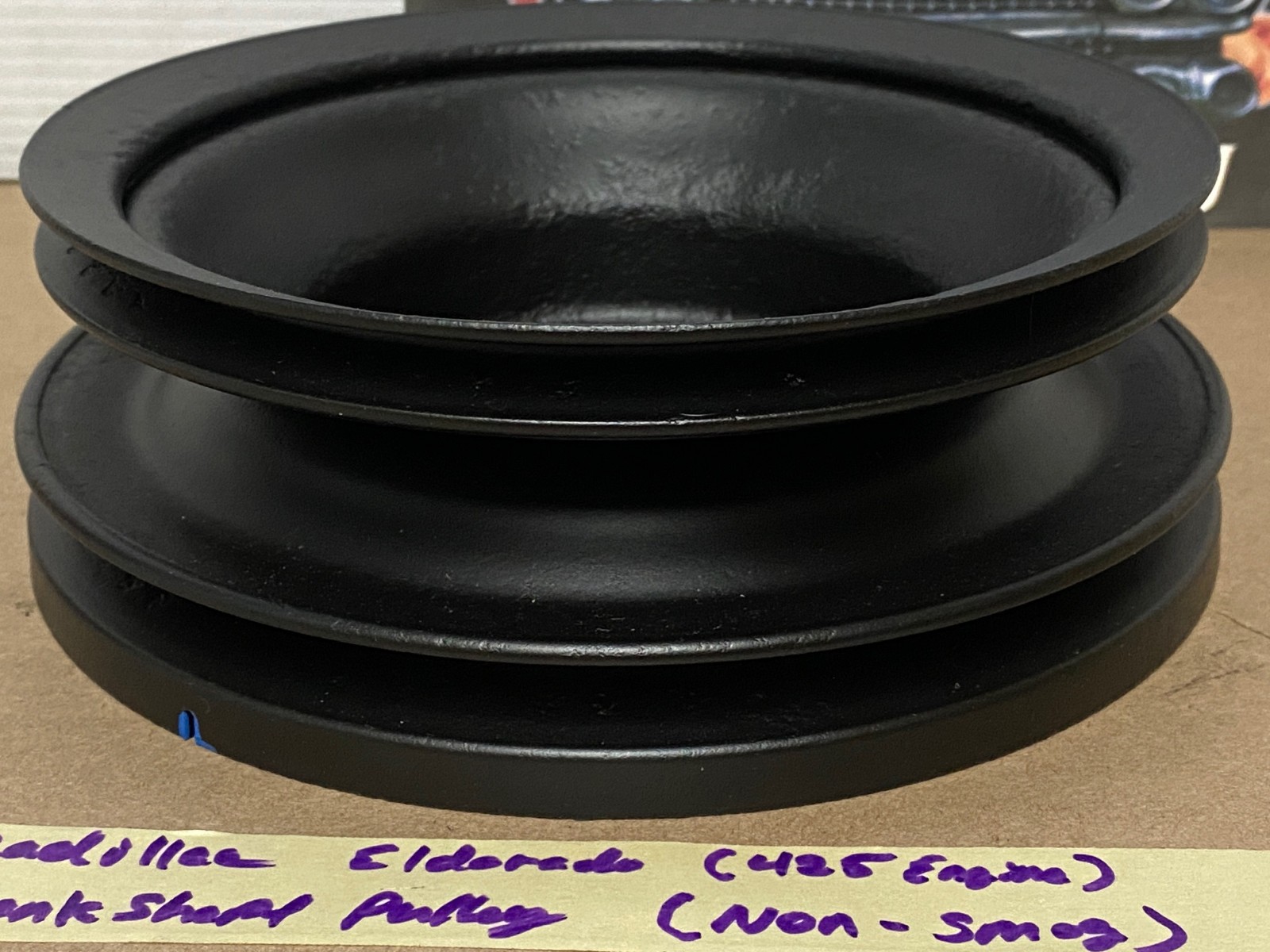 RESTORED 1977 1978 Cadillac Deville Eldorado Fleetwood 425 ENGINE CRANK CRANKSHAFT PULLEY DOUBLE (2) GROOVE NON A.I.R. #1610415 - Image 14