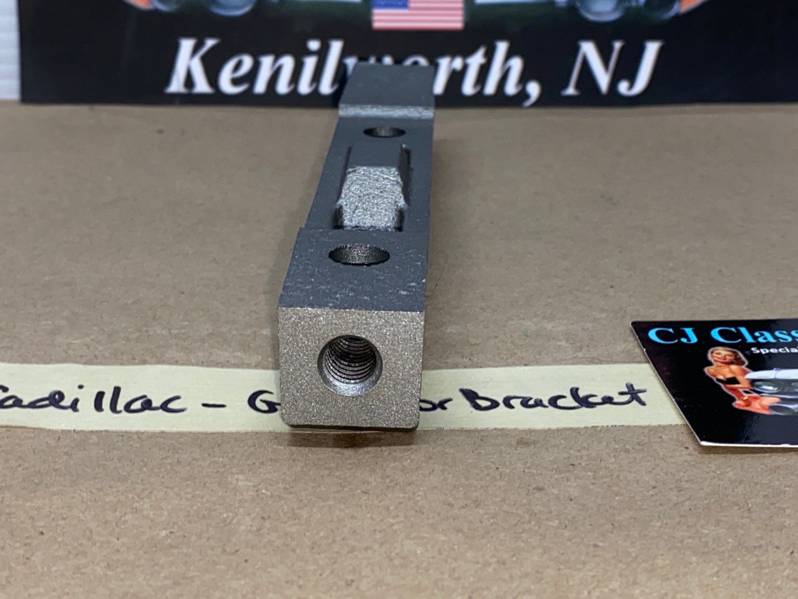 OEM 1958 1959 1960 1961 CADILLAC DEVILLE ELDORADO FLEETWOOD LOWER GENERATOR MOUNTING BRACKET SUPPORT #1471860 - Image 5