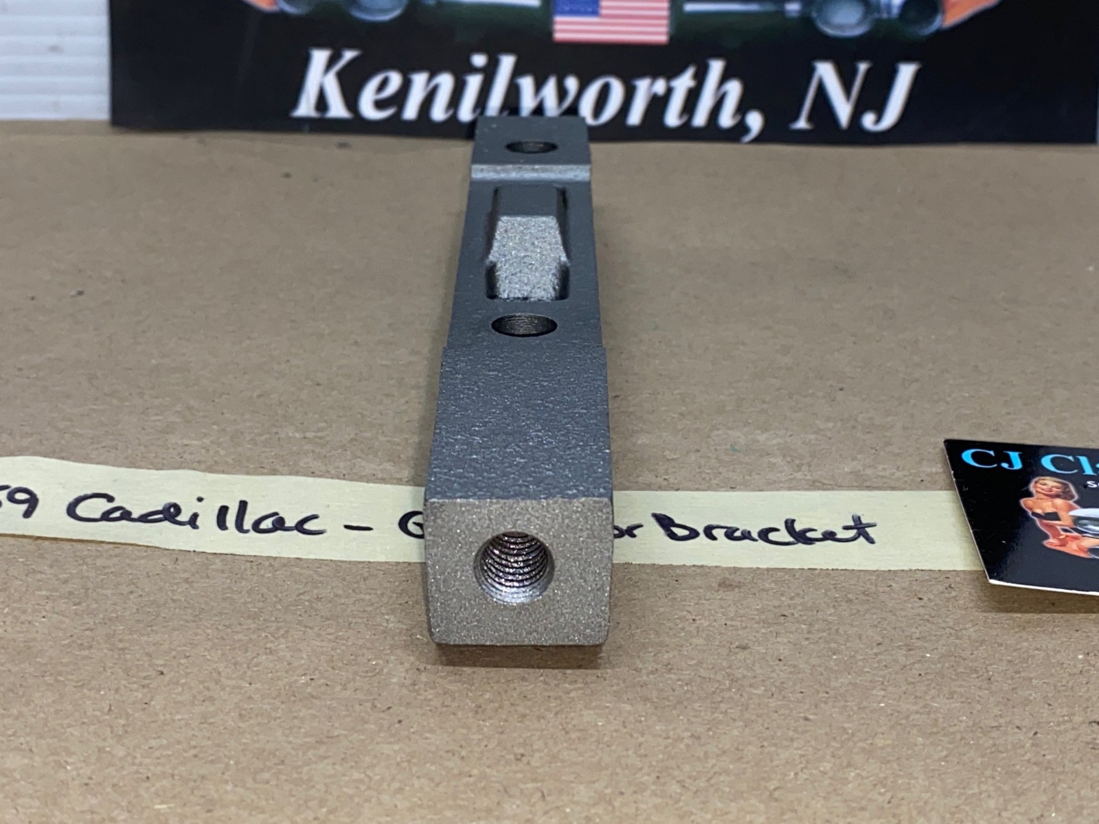 OEM 1958 1959 1960 1961 CADILLAC DEVILLE ELDORADO FLEETWOOD LOWER GENERATOR MOUNTING BRACKET SUPPORT #1471860 - Image 8