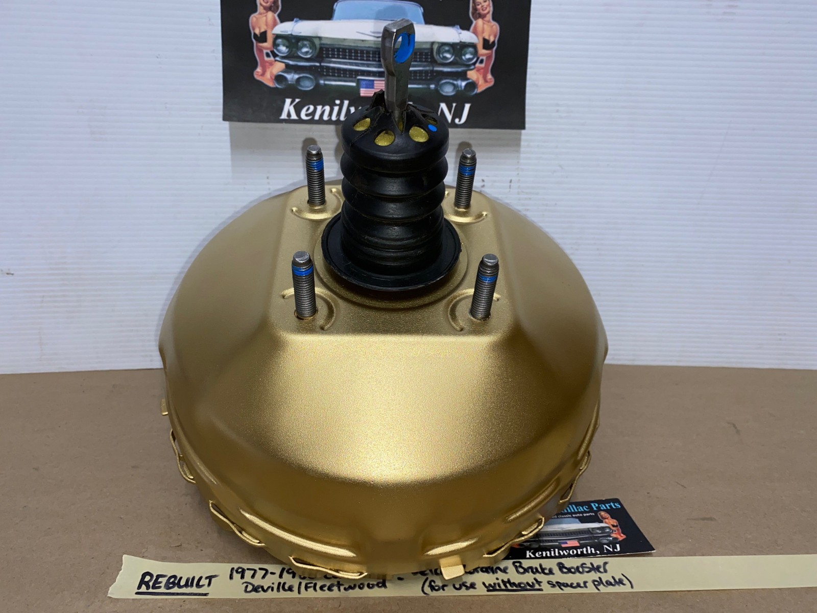 REBUILT 1977 1978 1979 1980 Cadillac Deville Fleetwood DELCO MORAINE POWER BRAKE BOOSTER (option WITHOUT Spacer Plate) - Image 10